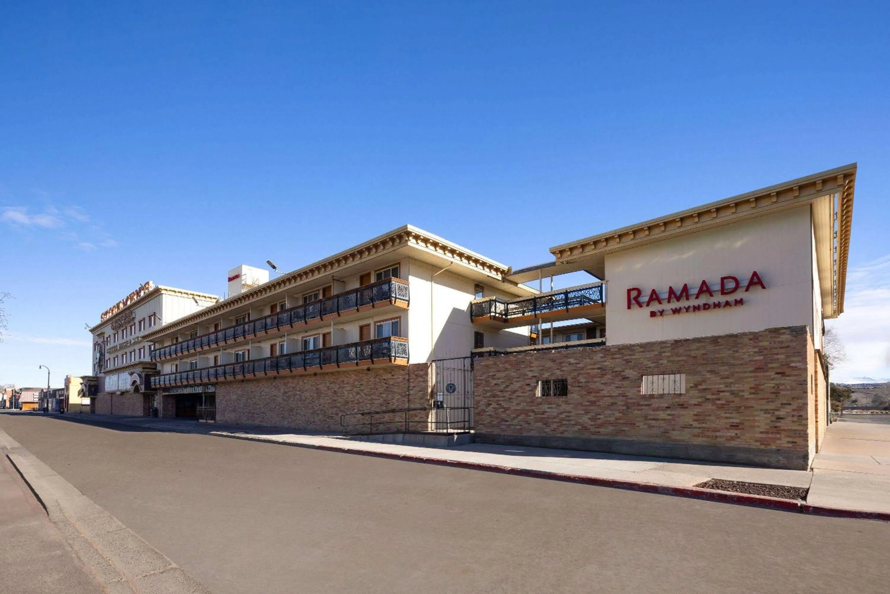 Property building in Ramada by Wyndham Elko Hotel at Stockmen's Casino
