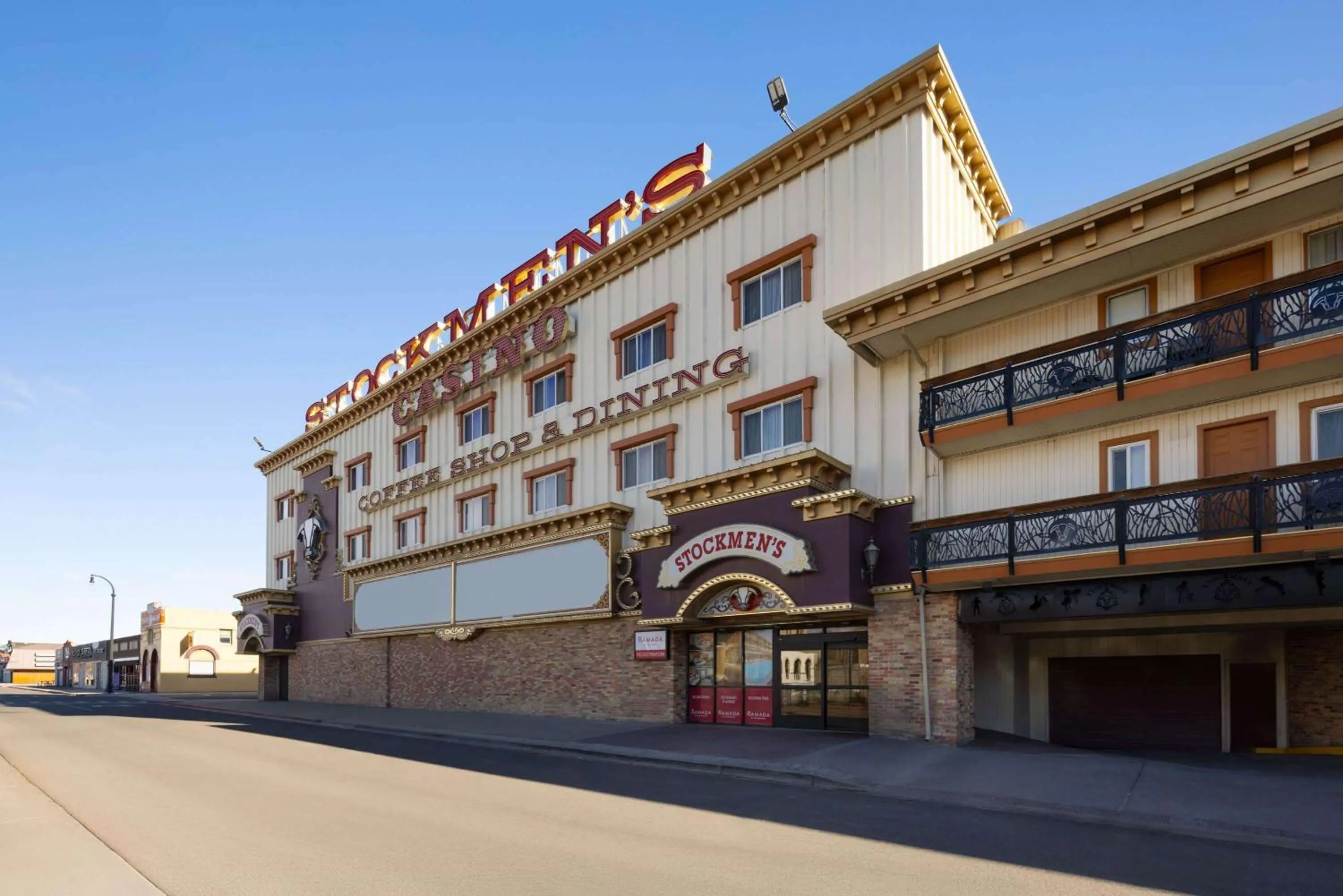 Property building in Ramada by Wyndham Elko Hotel at Stockmen's Casino