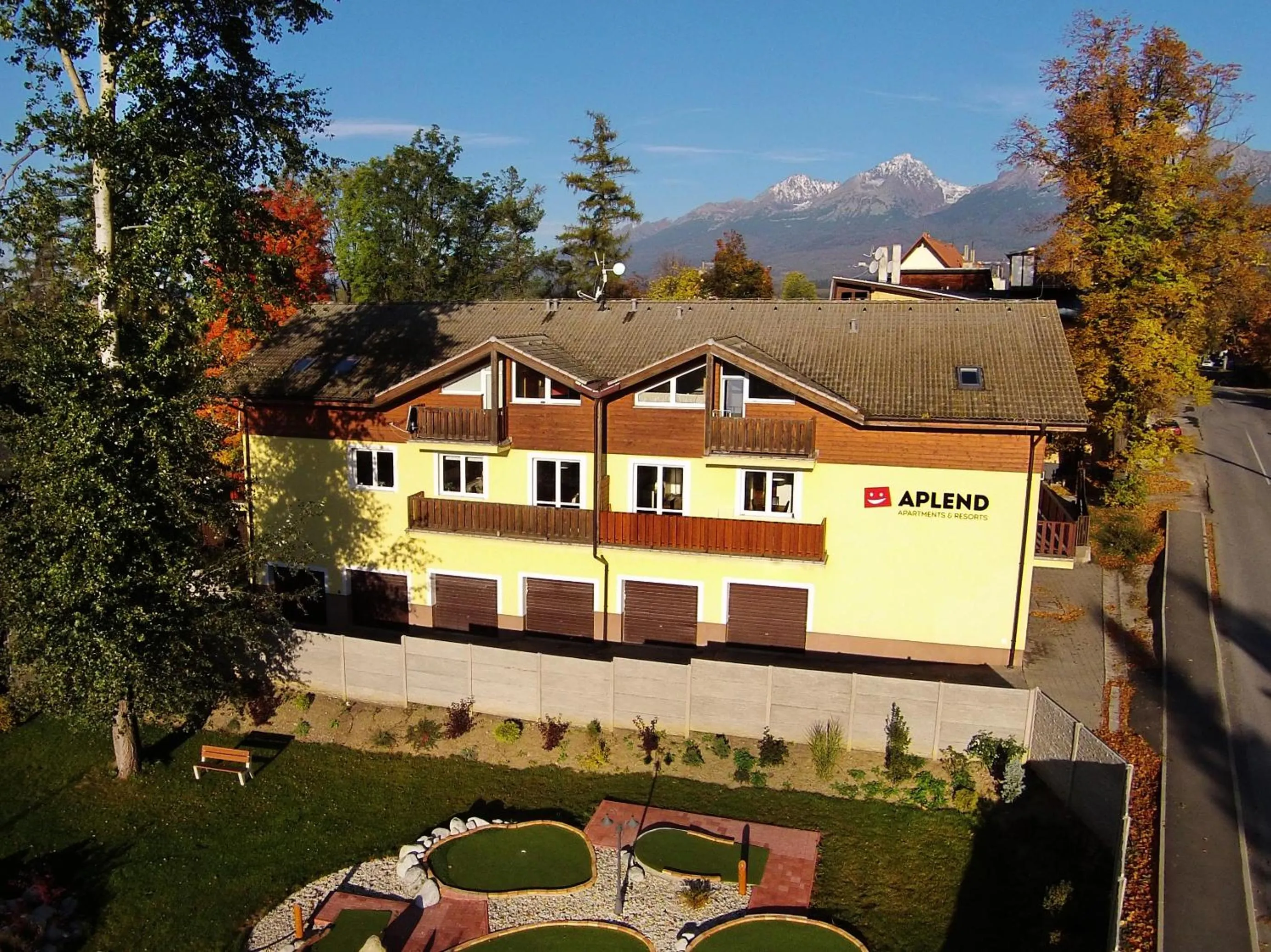 Bird's eye view in APLEND Tatry Holiday