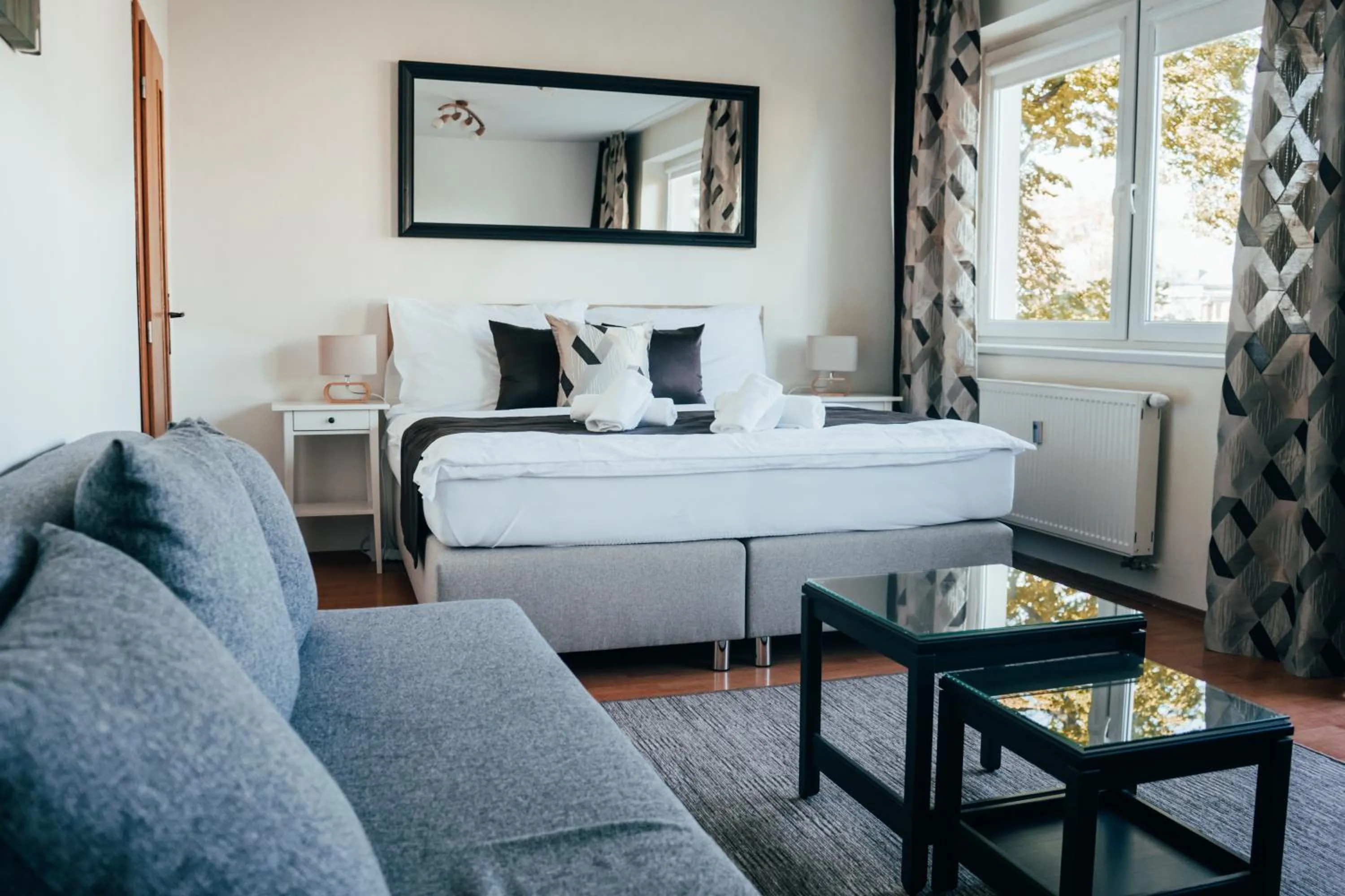 Living room, Bed in APLEND Tatry Holiday