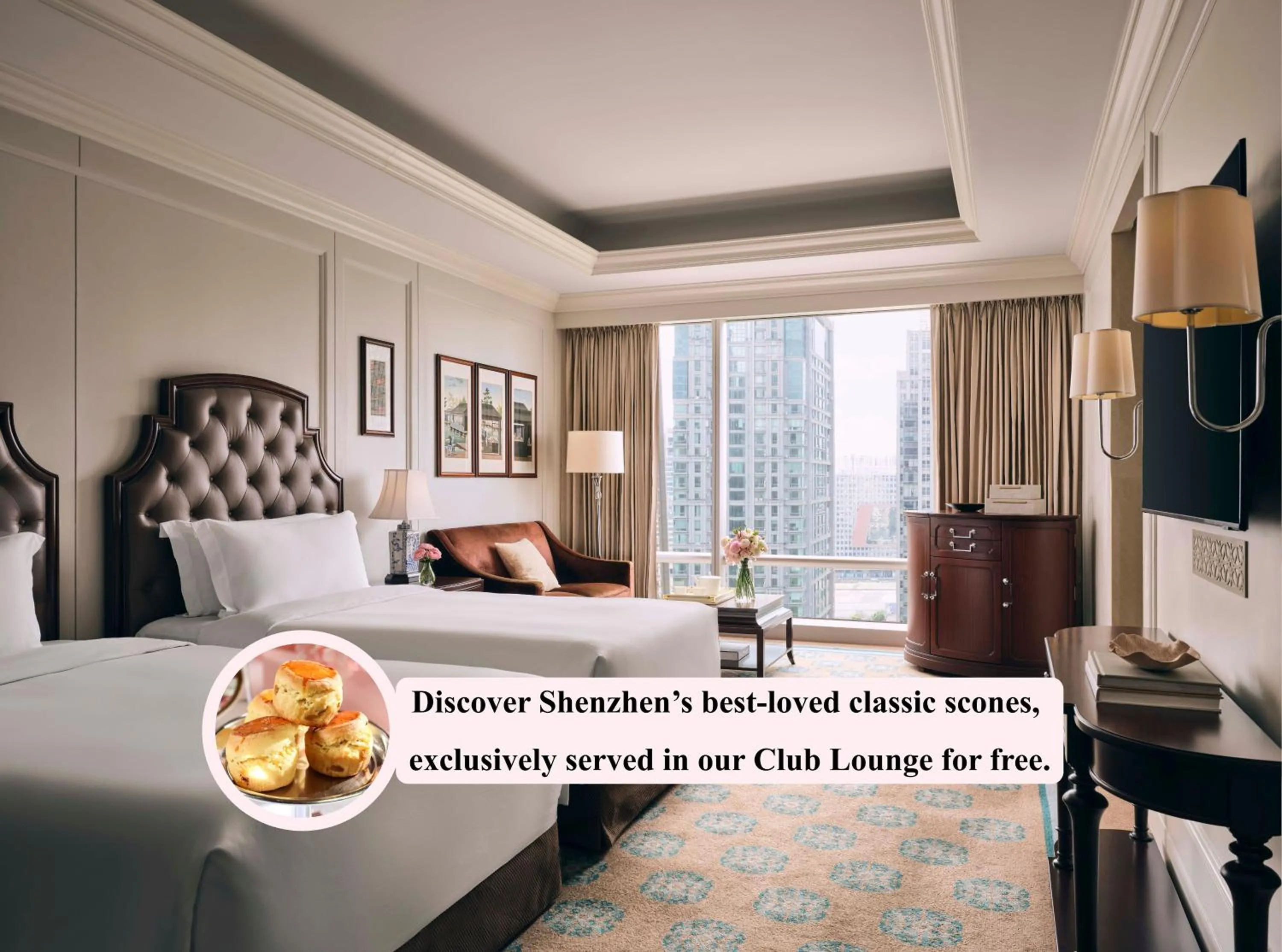 Bed in The Langham, Shenzhen