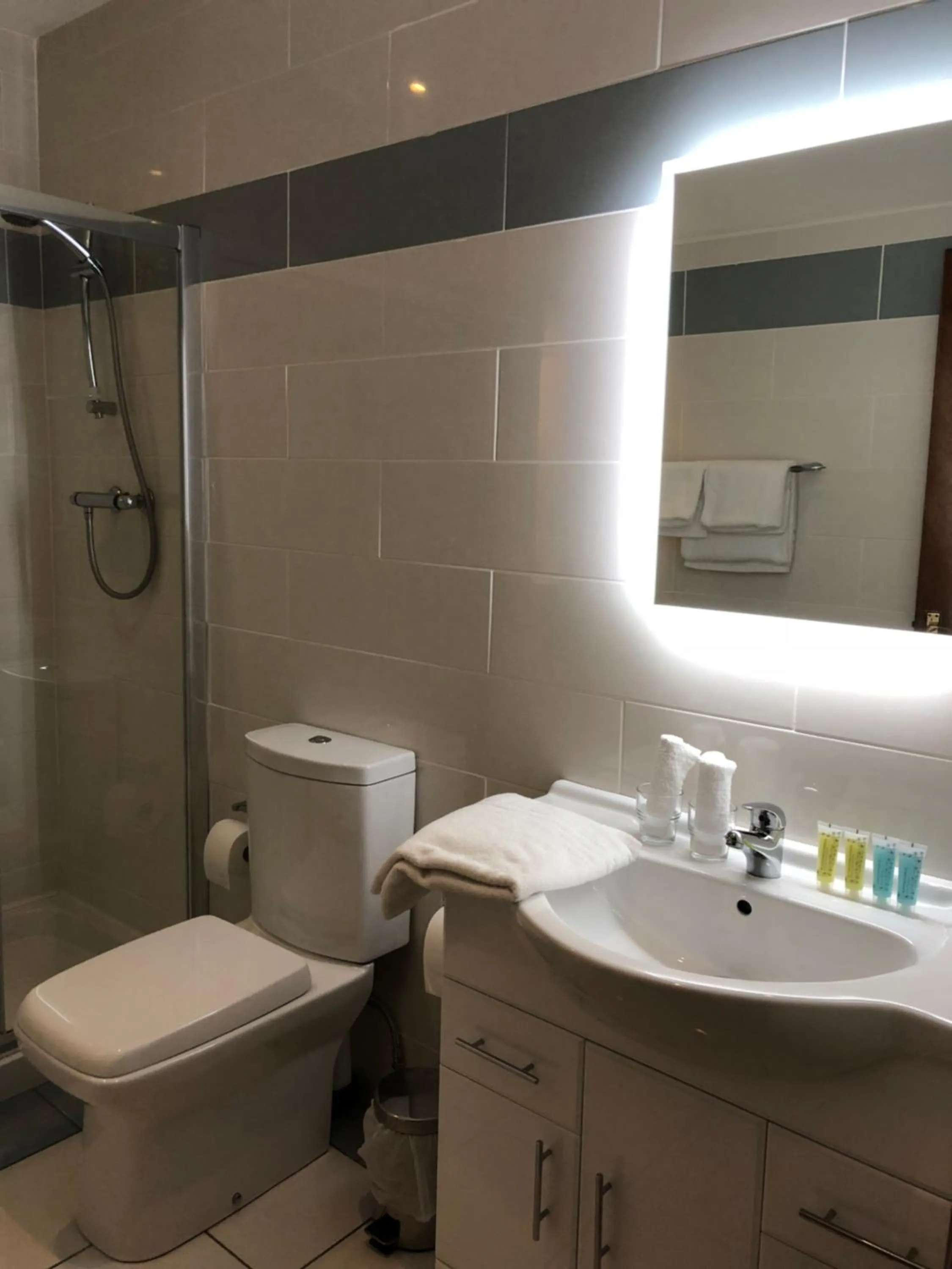 Shower in Tully's Hotel