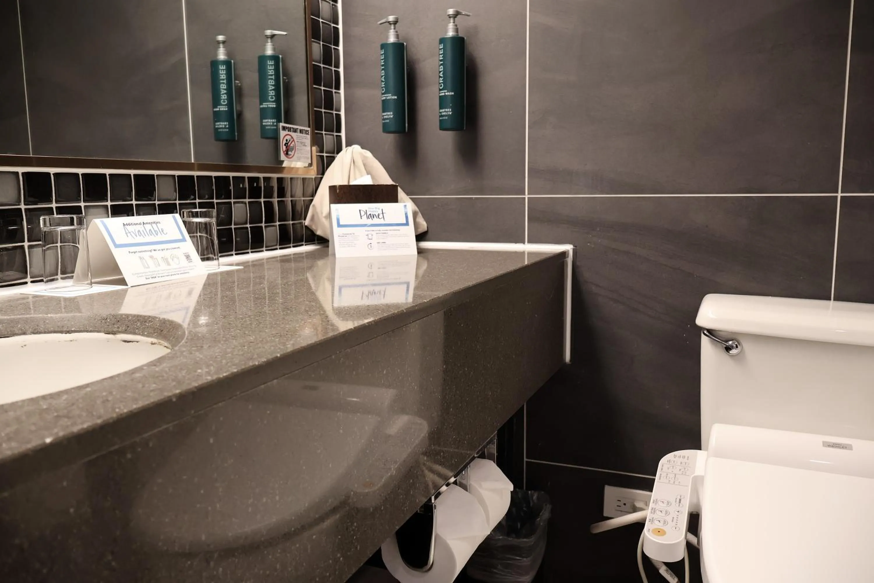 Toilet in Hilton Guam Resort & Spa