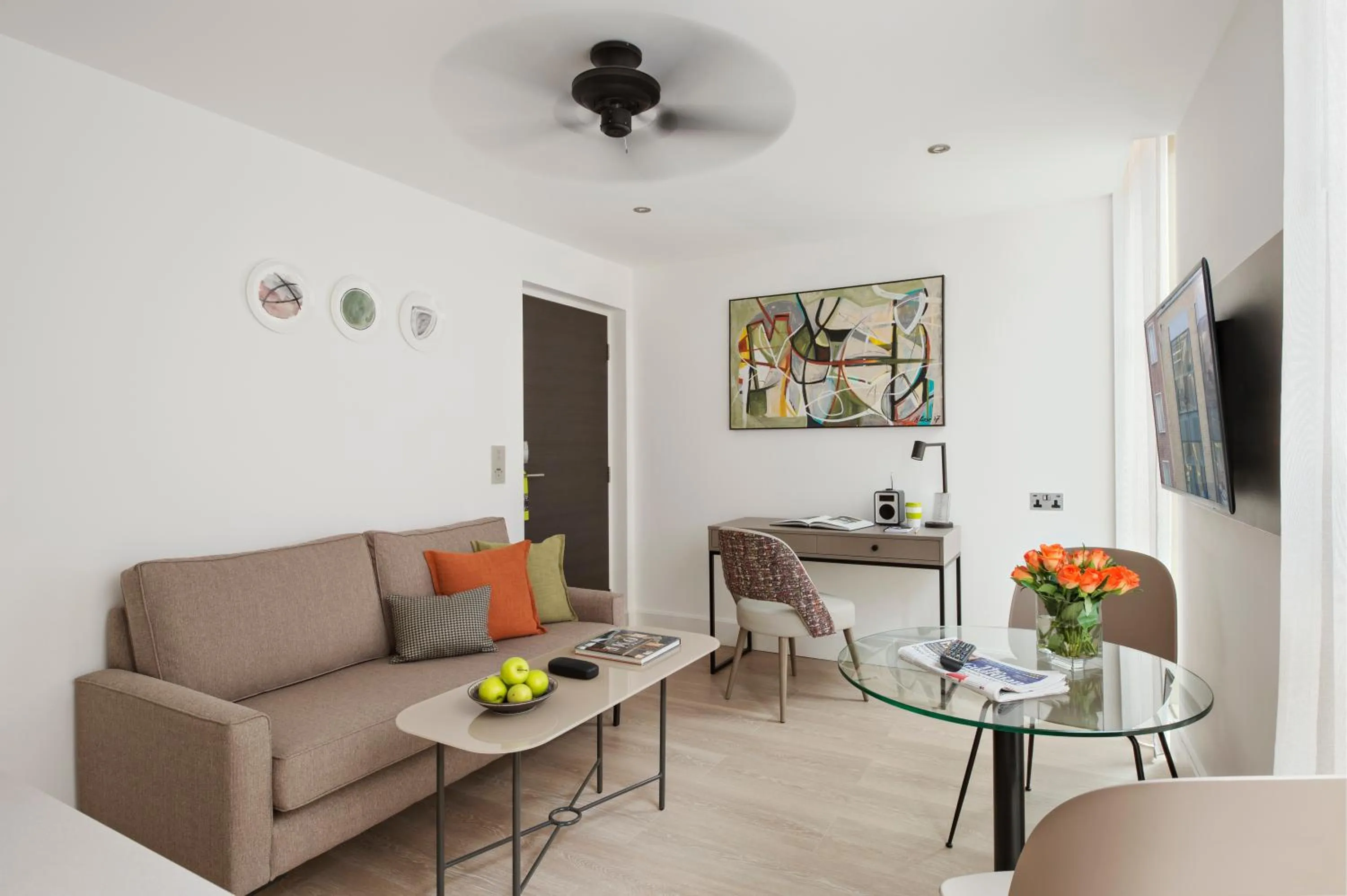 Living room in The Chronicle by Supercity Aparthotels