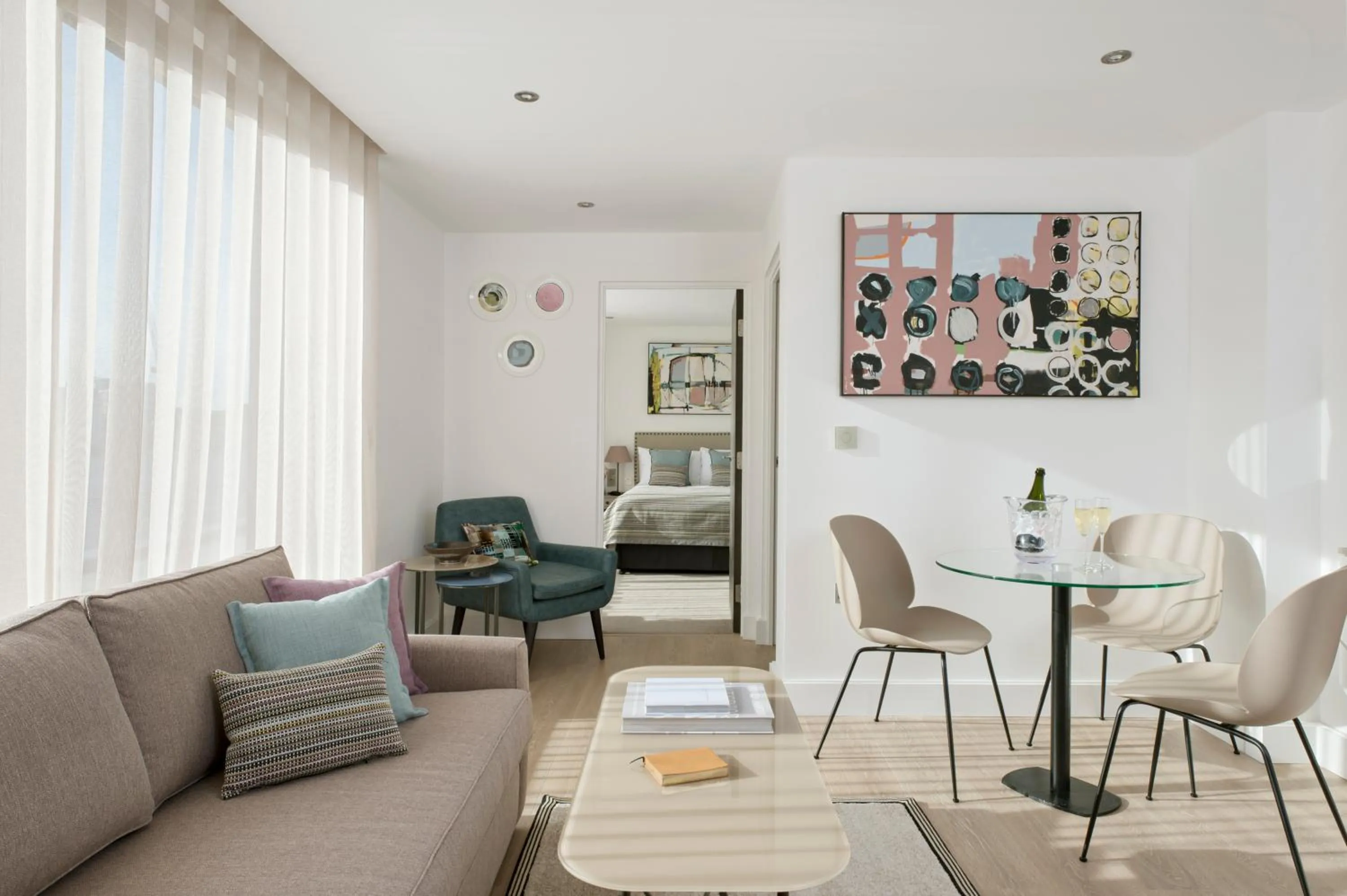 Living room in The Chronicle by Supercity Aparthotels