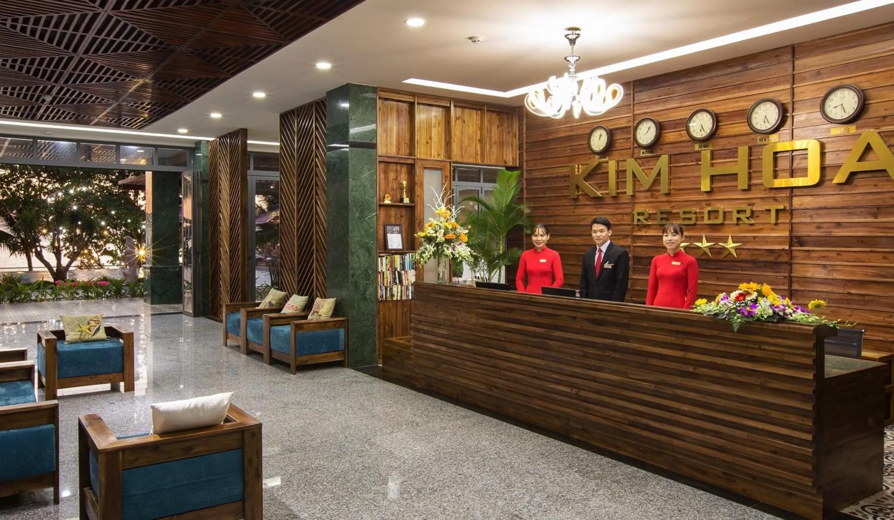 Lobby or reception in Kim Hoa Resort