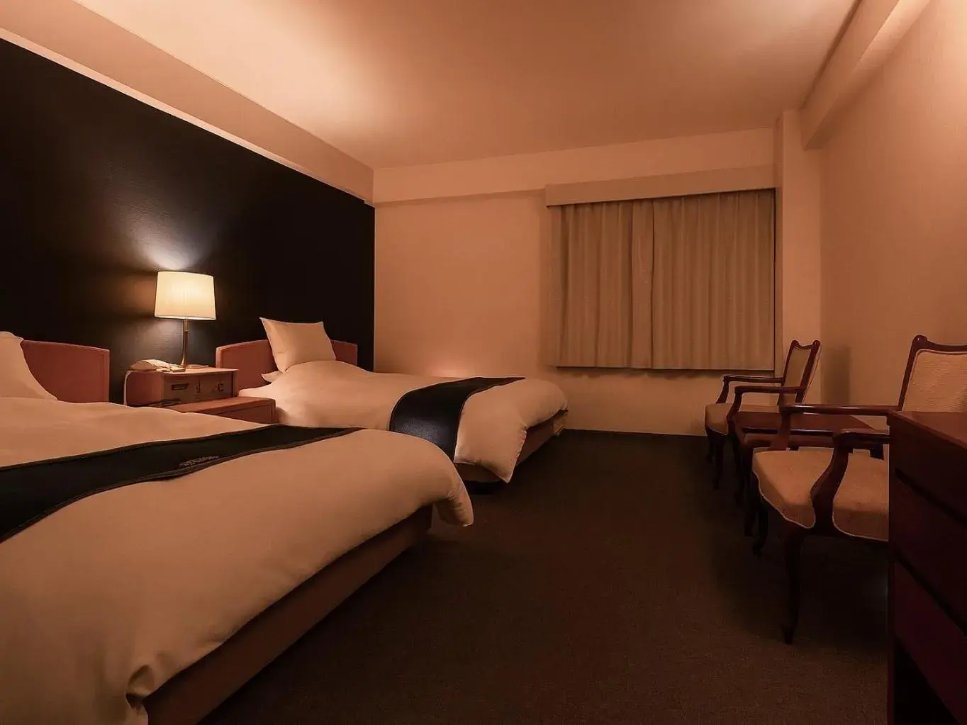 Bed in Kurashiki Seaside Hotel Bed in Kurashiki Seaside Hotel