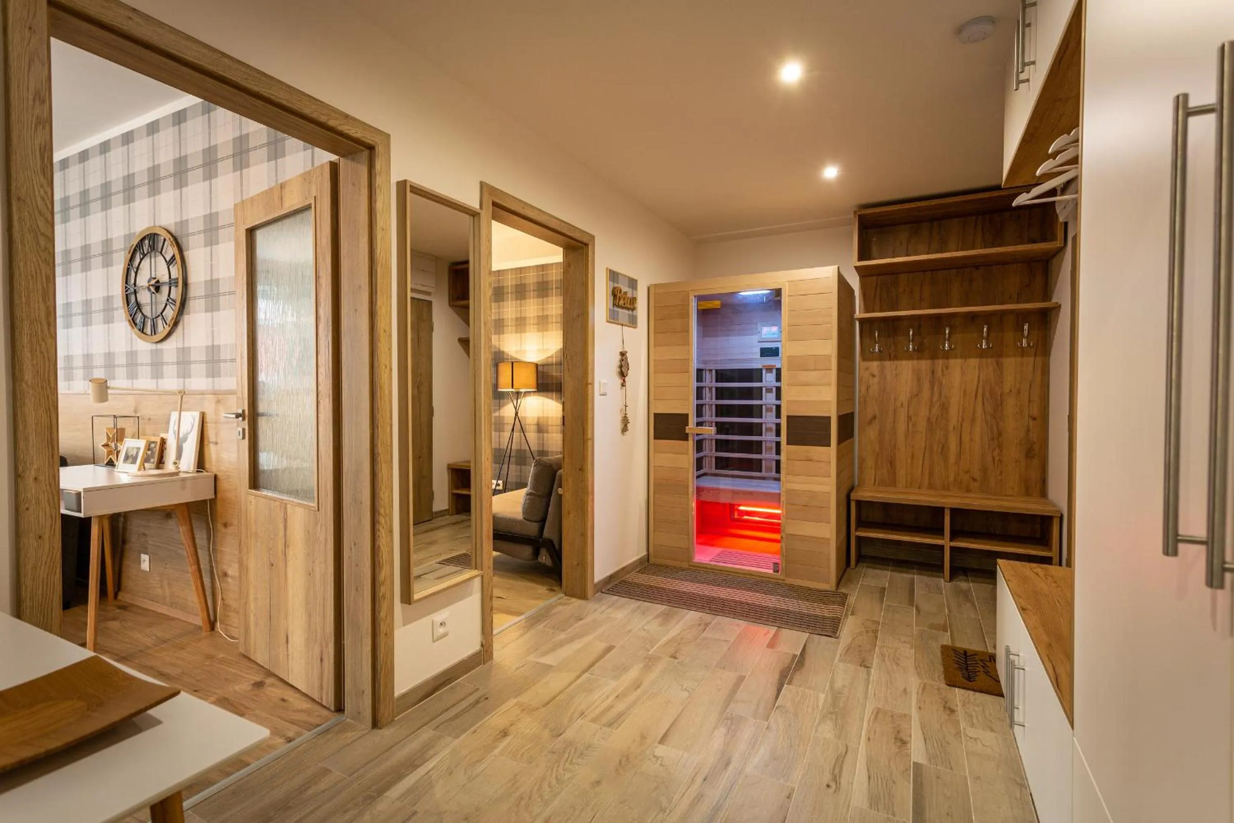 Sauna in Aparthotel Klínovec Views