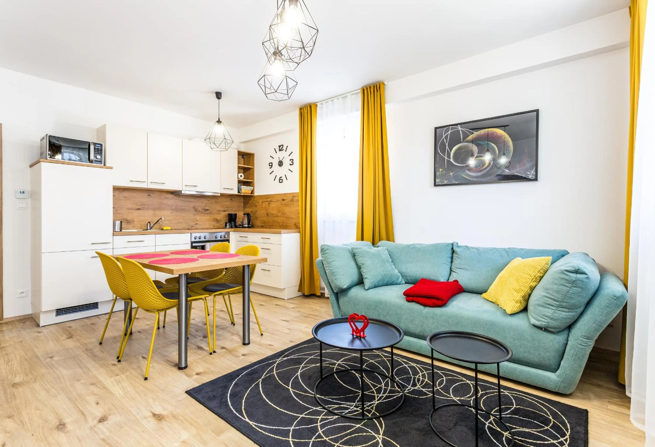 Living room in Aparthotel Klínovec Views