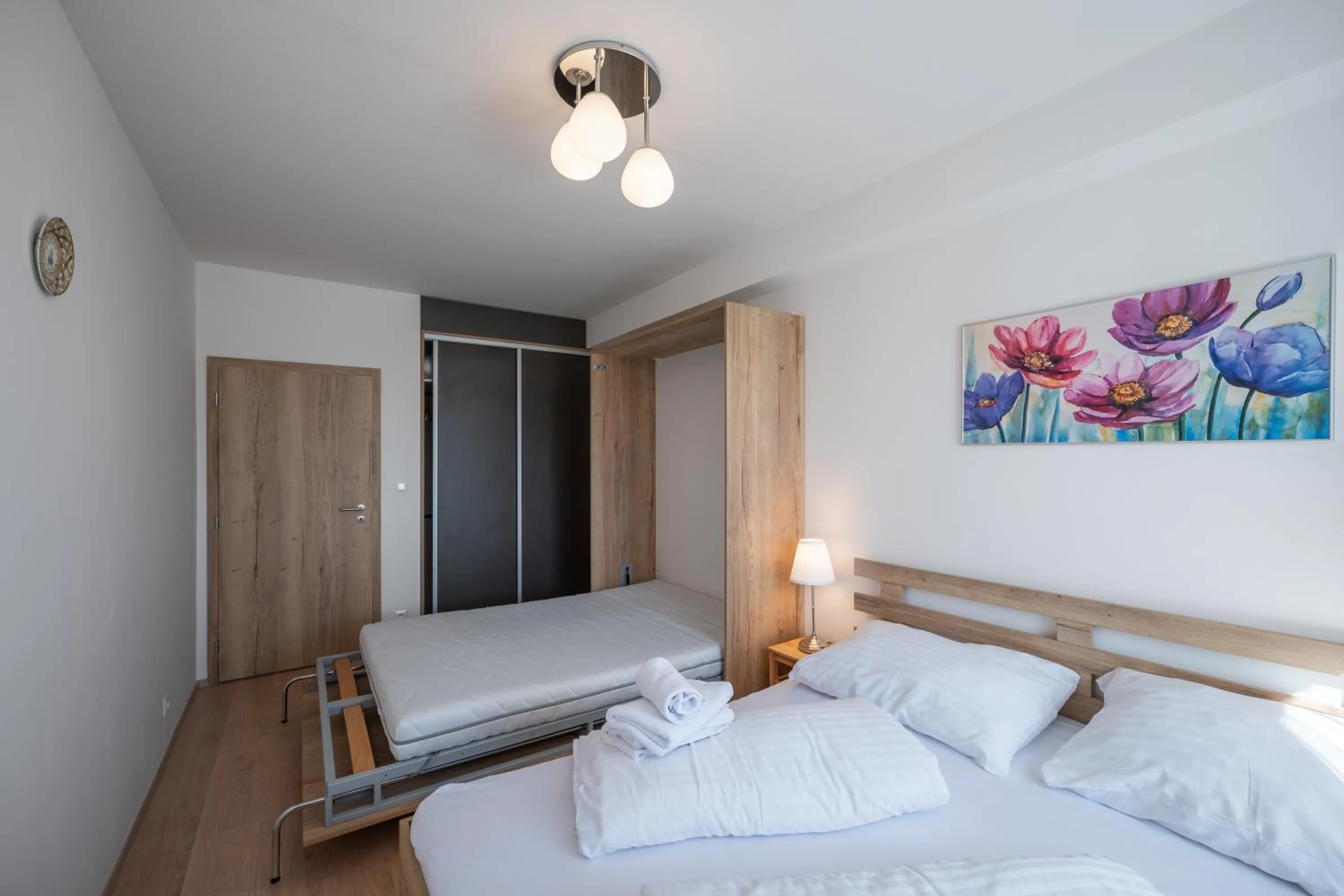 Bed in Aparthotel Klínovec Views