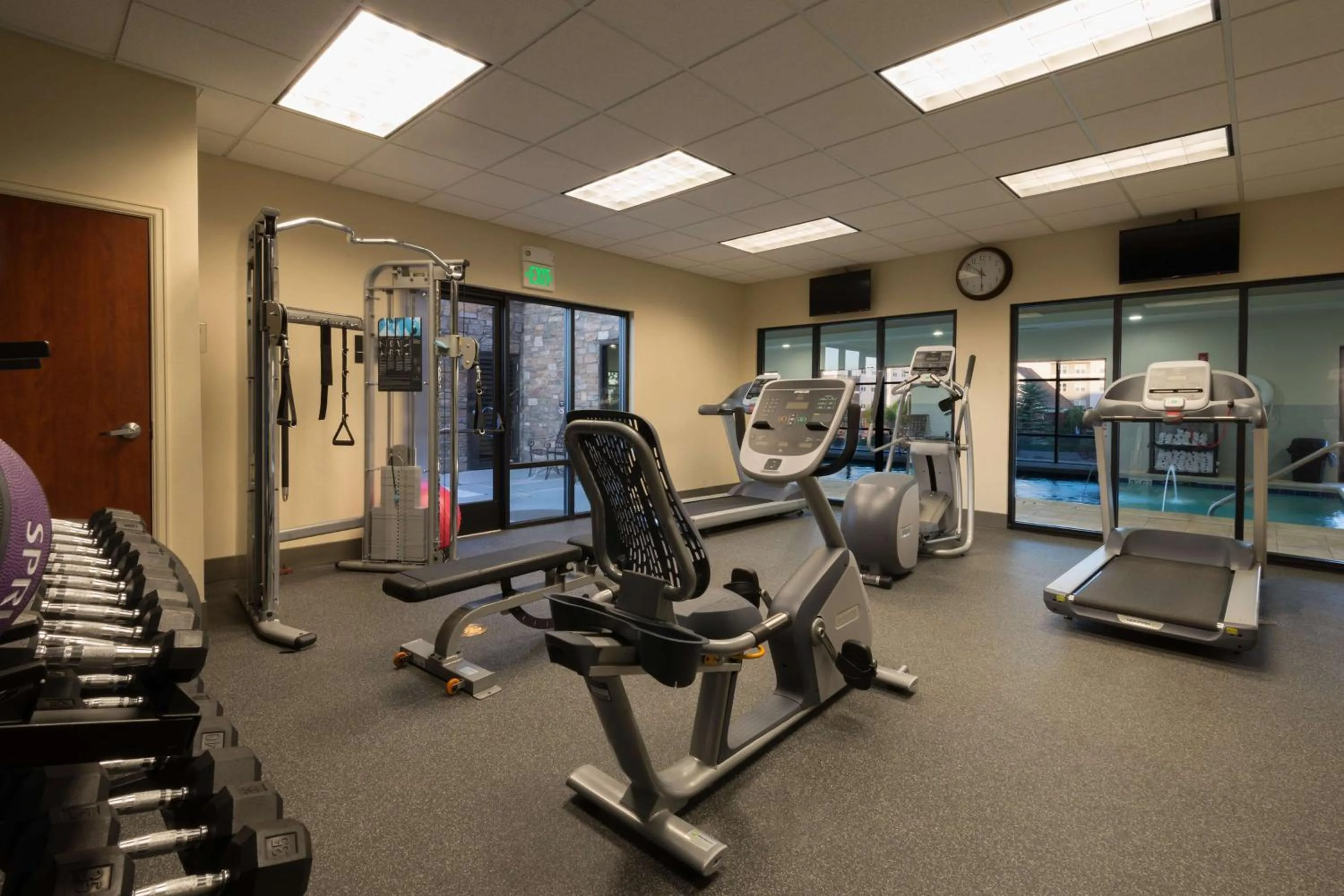 Fitness centre/facilities in Hampton Inn & Suites Colorado Springs-Air Force Academy/I-25 North