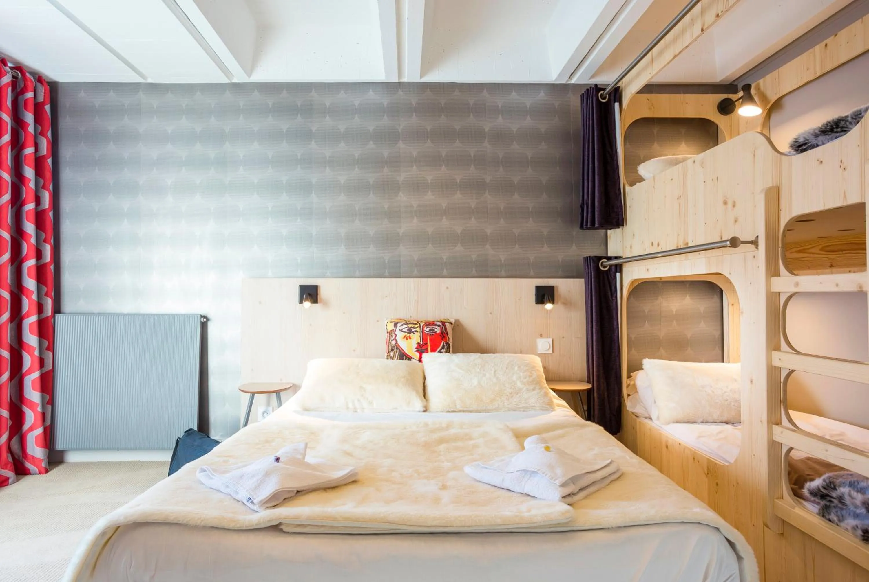 Bed in Hôtel Club MMV Le Flaine