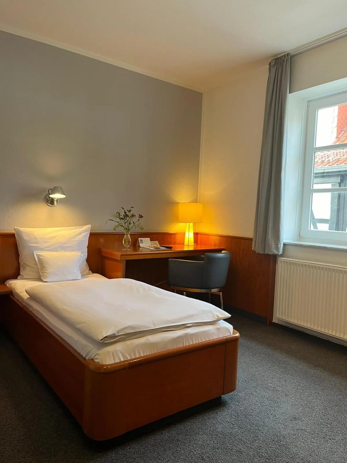 Bed in Historik Hotel Garni Christinenhof