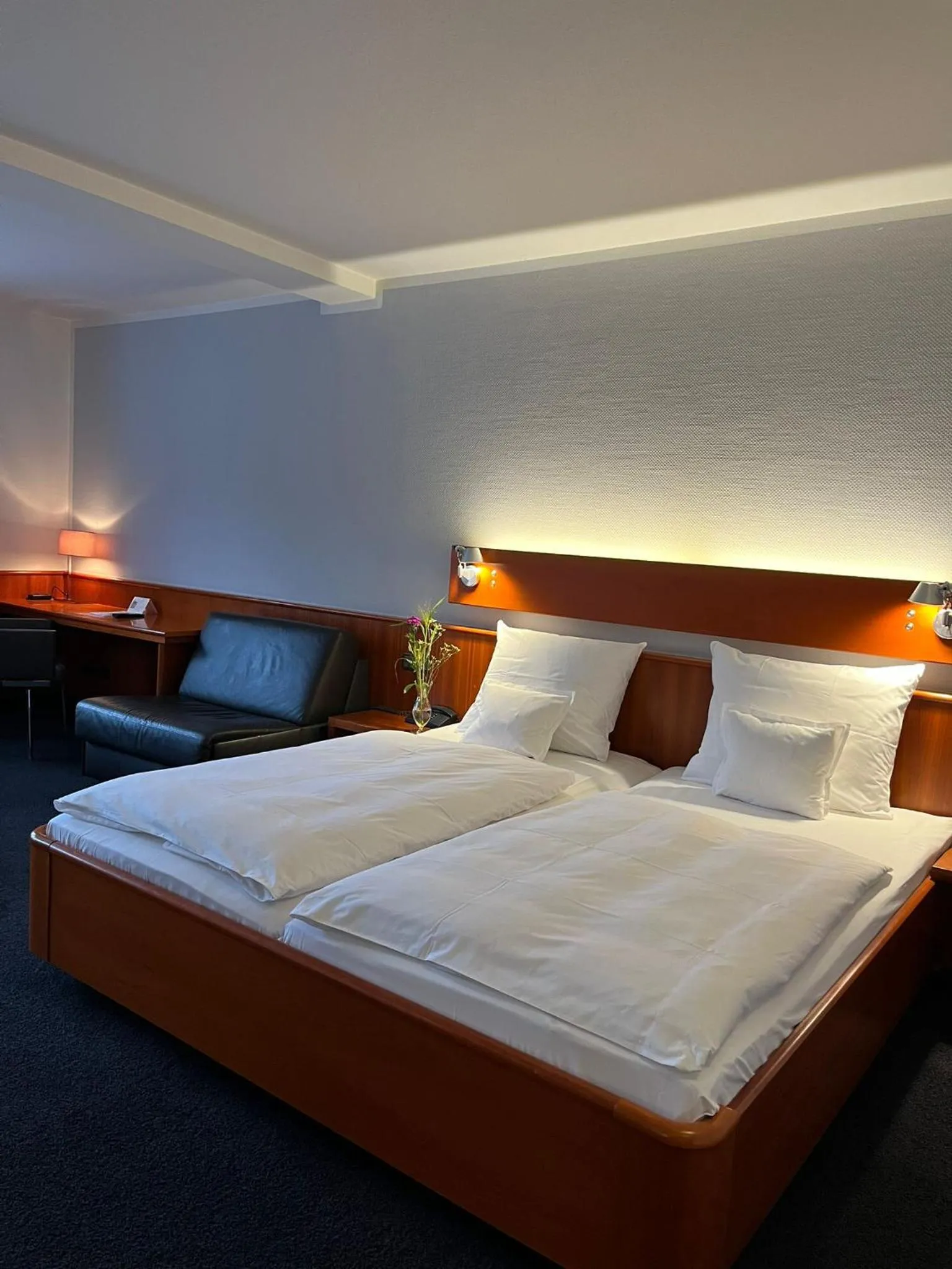 Bed in Historik Hotel Garni Christinenhof