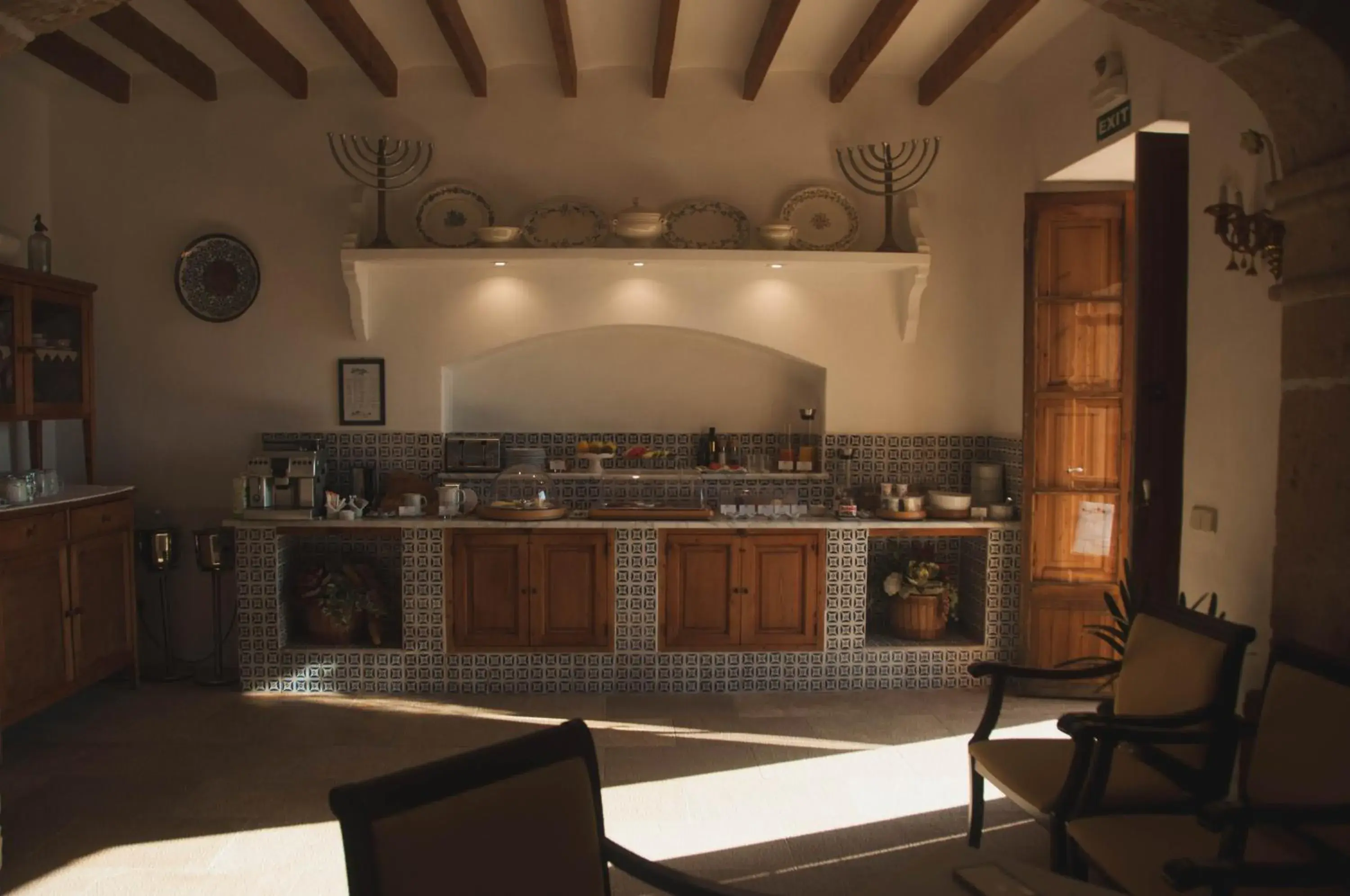 Buffet breakfast in Finca Can Estades Buffet breakfast in Finca Can Estades