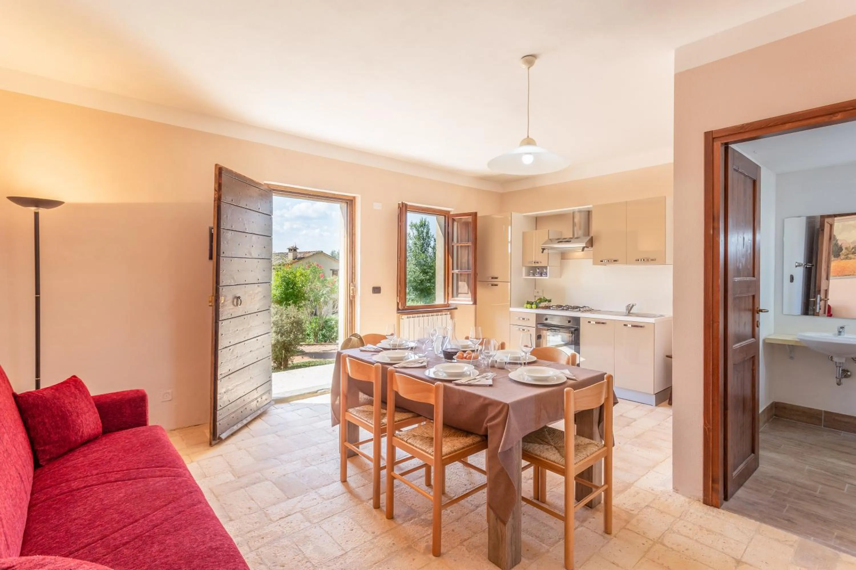 Bathroom in GH Borgo Pulciano Agriturismo