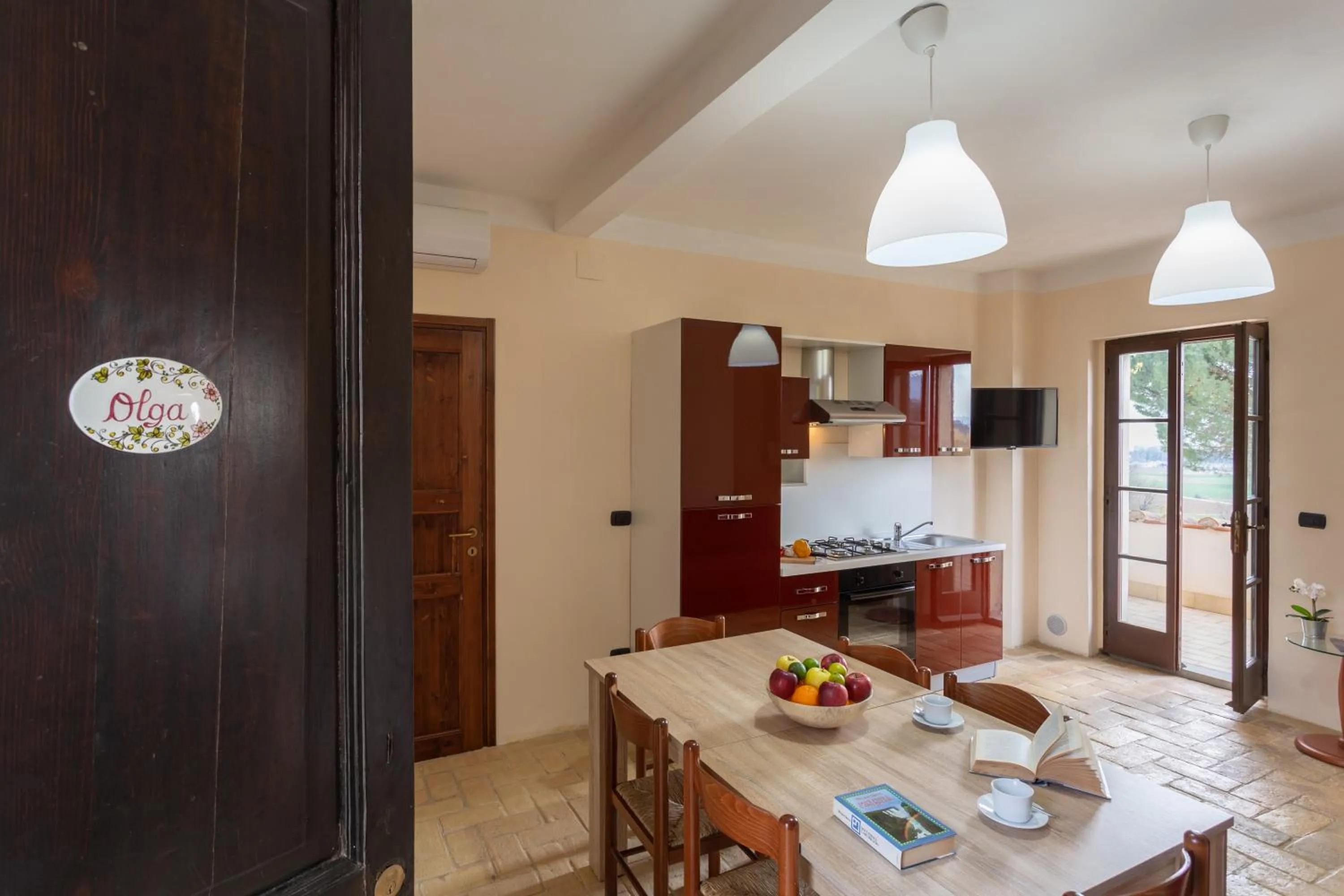 Kitchen or kitchenette in GH Borgo Pulciano Agriturismo