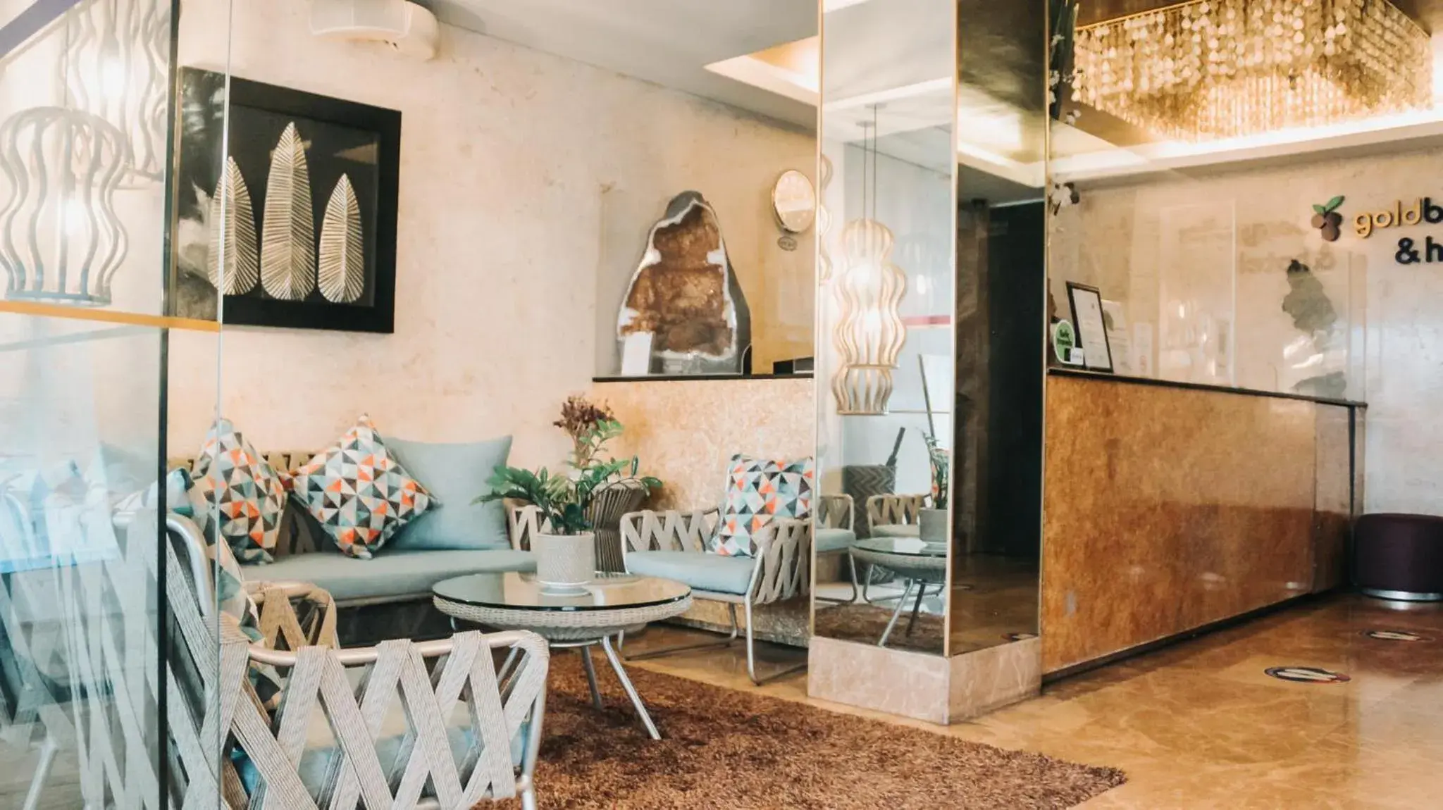 Lobby or reception in Goldberry Suites & Hotel Mactan Lobby or reception in Goldberry Suites & Hotel Mactan