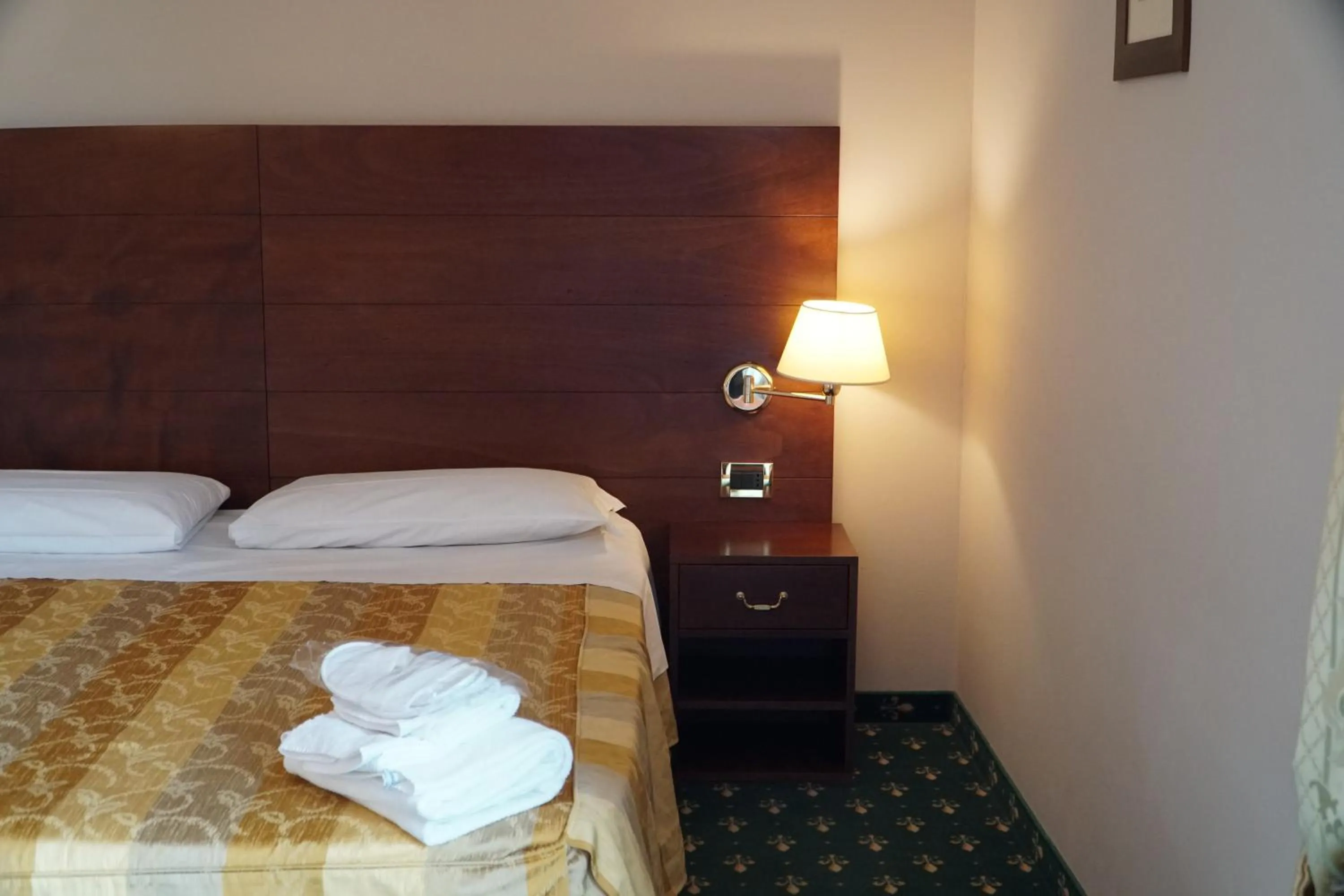 Bed in Hotel President