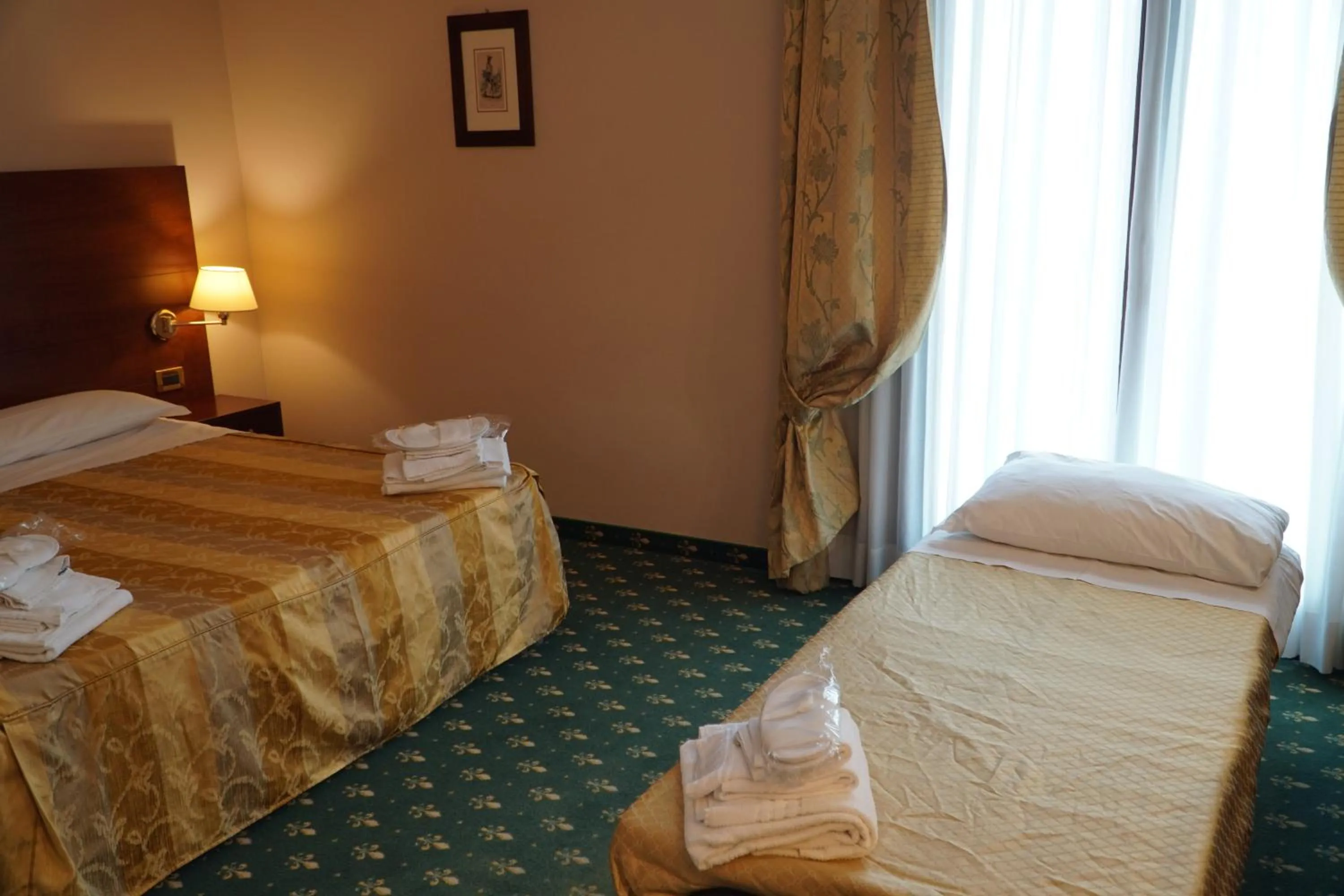 Bed in Hotel President