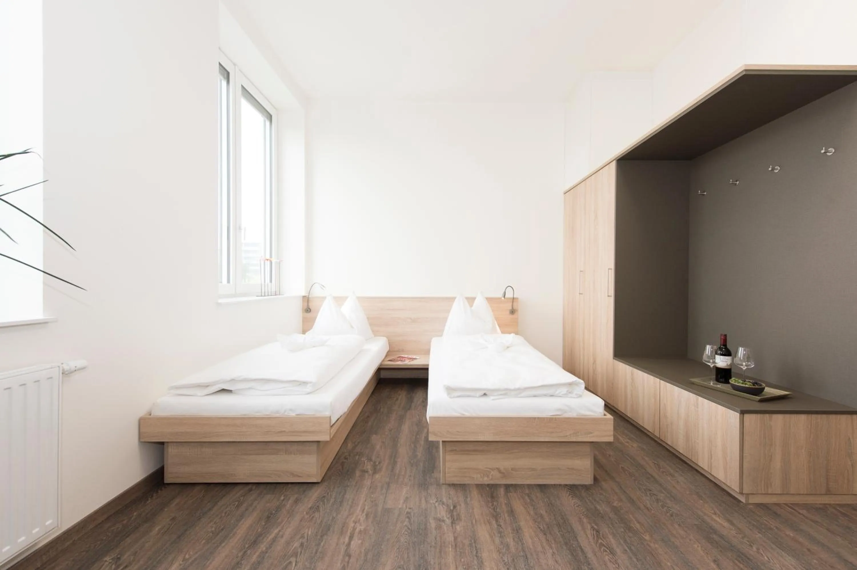 Bed in TT-ROOMS - kontaktlos mit Self Check-in I FREE PARKING