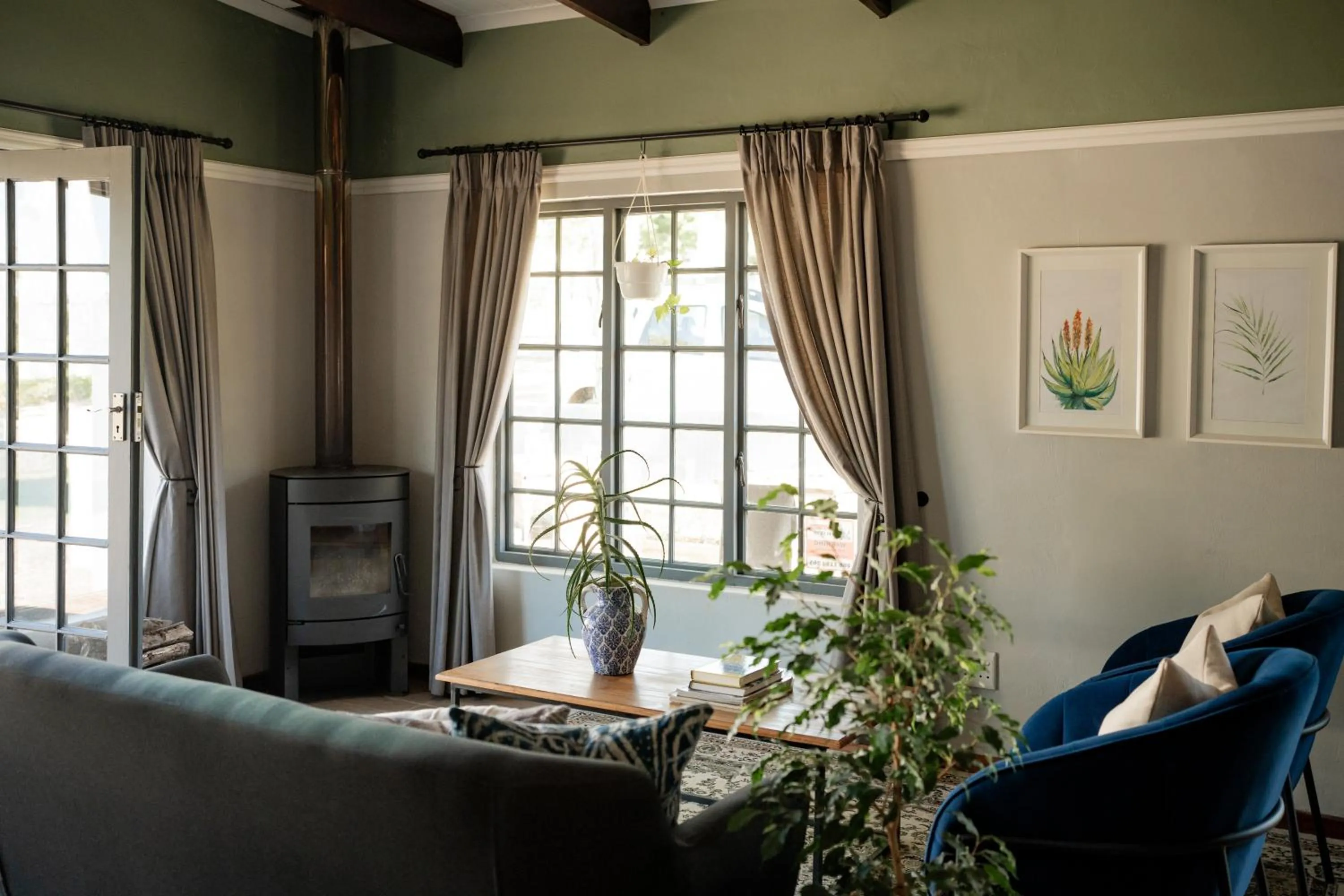 Living room in Elianthe Guesthouse