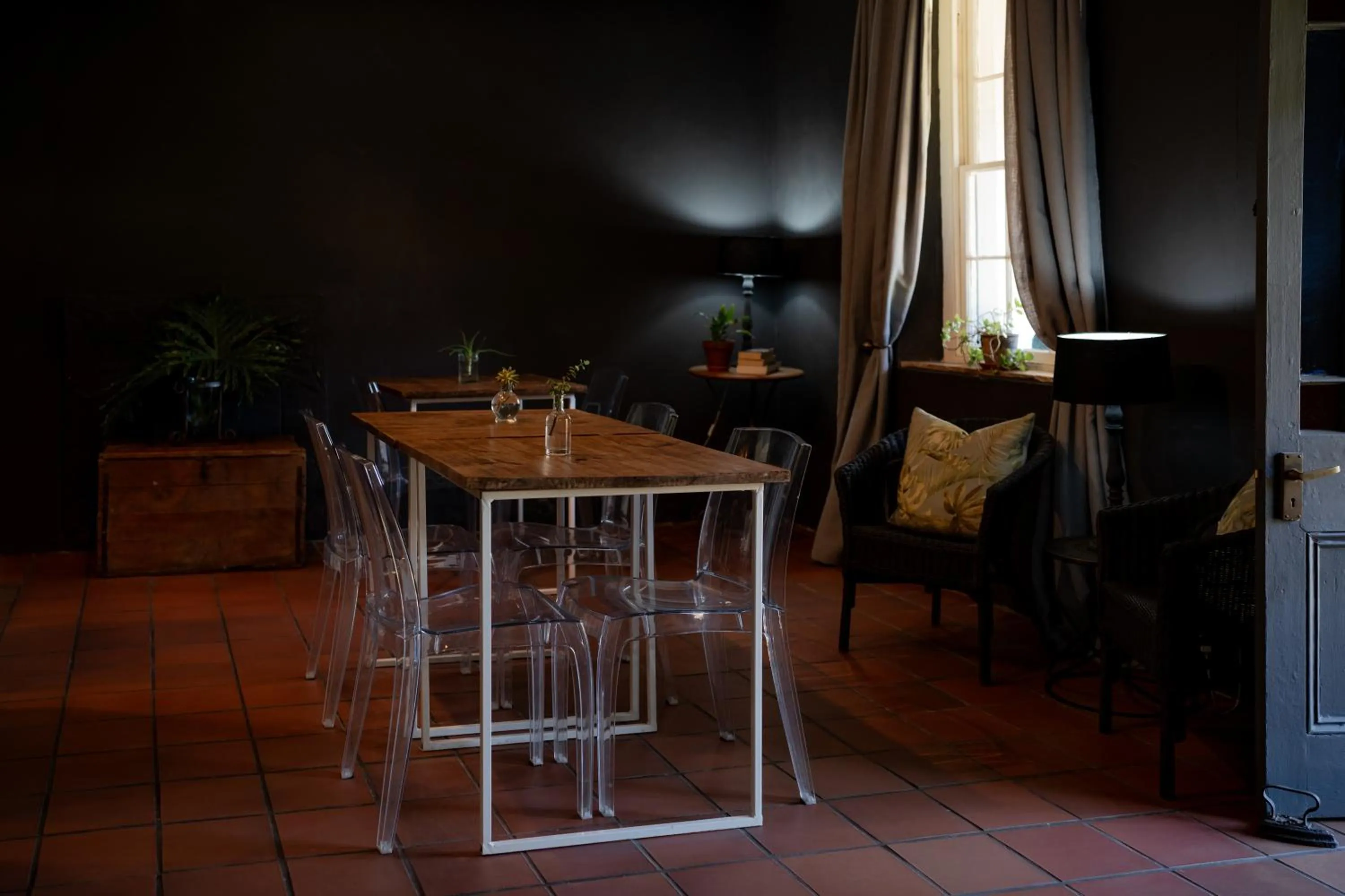 Seating area in Elianthe Guesthouse