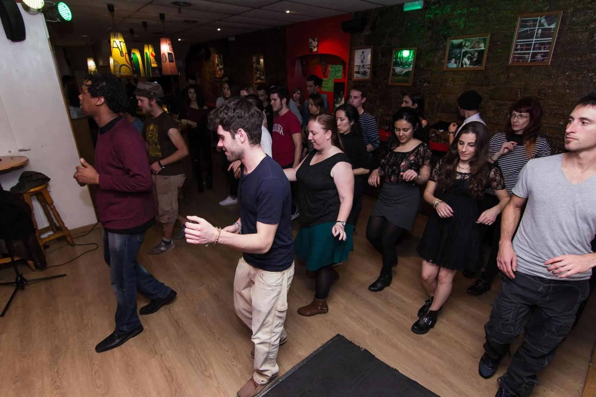 Evening entertainment in Black Swan Hostel