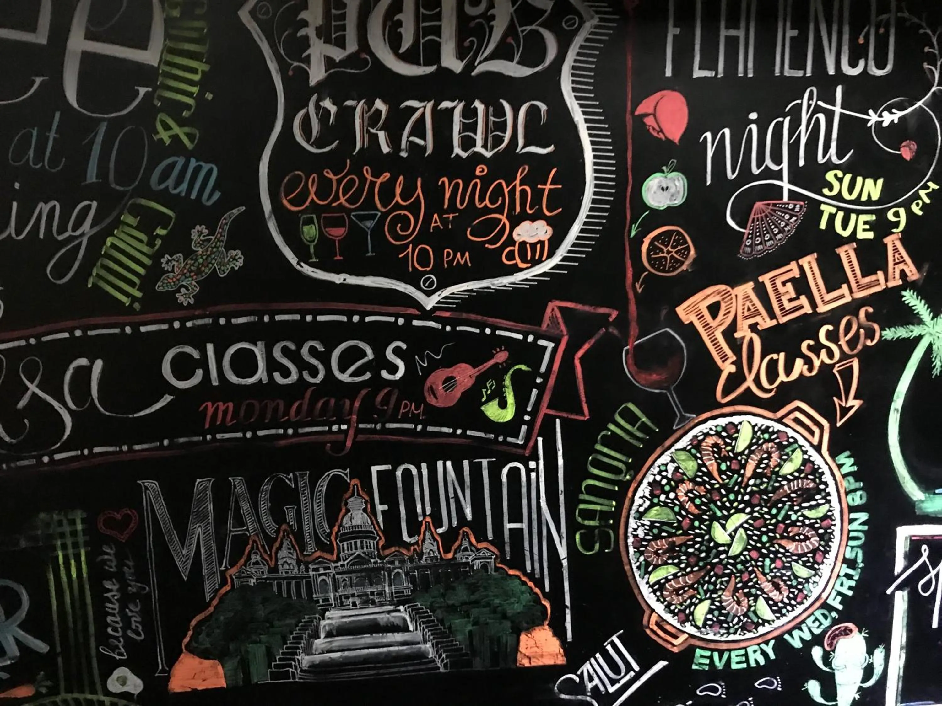 Decorative detail in Black Swan Hostel