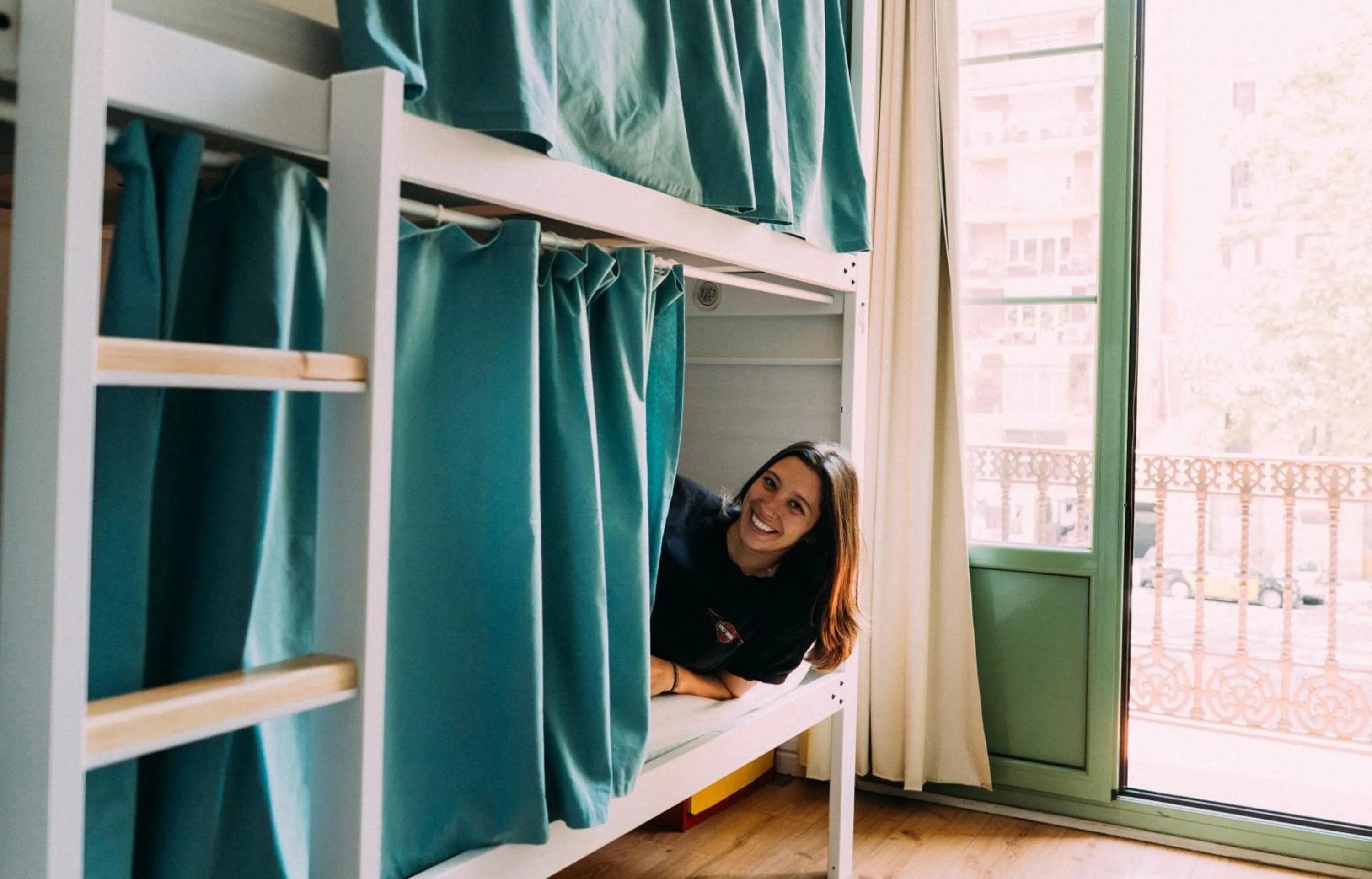 People in Black Swan Hostel