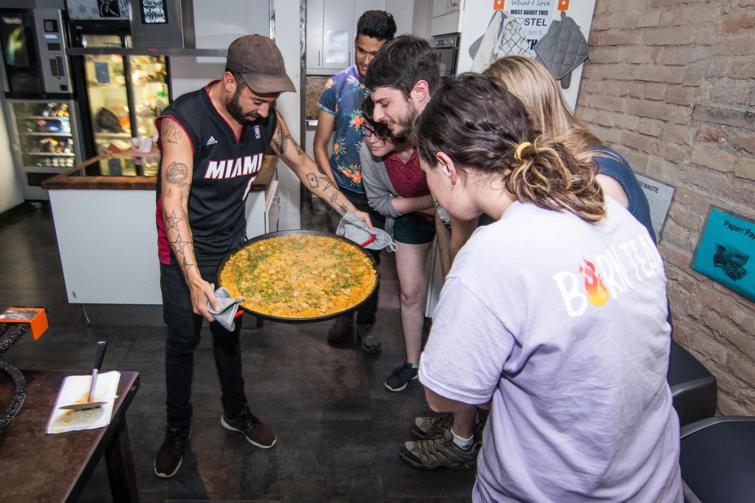 Food in Black Swan Hostel