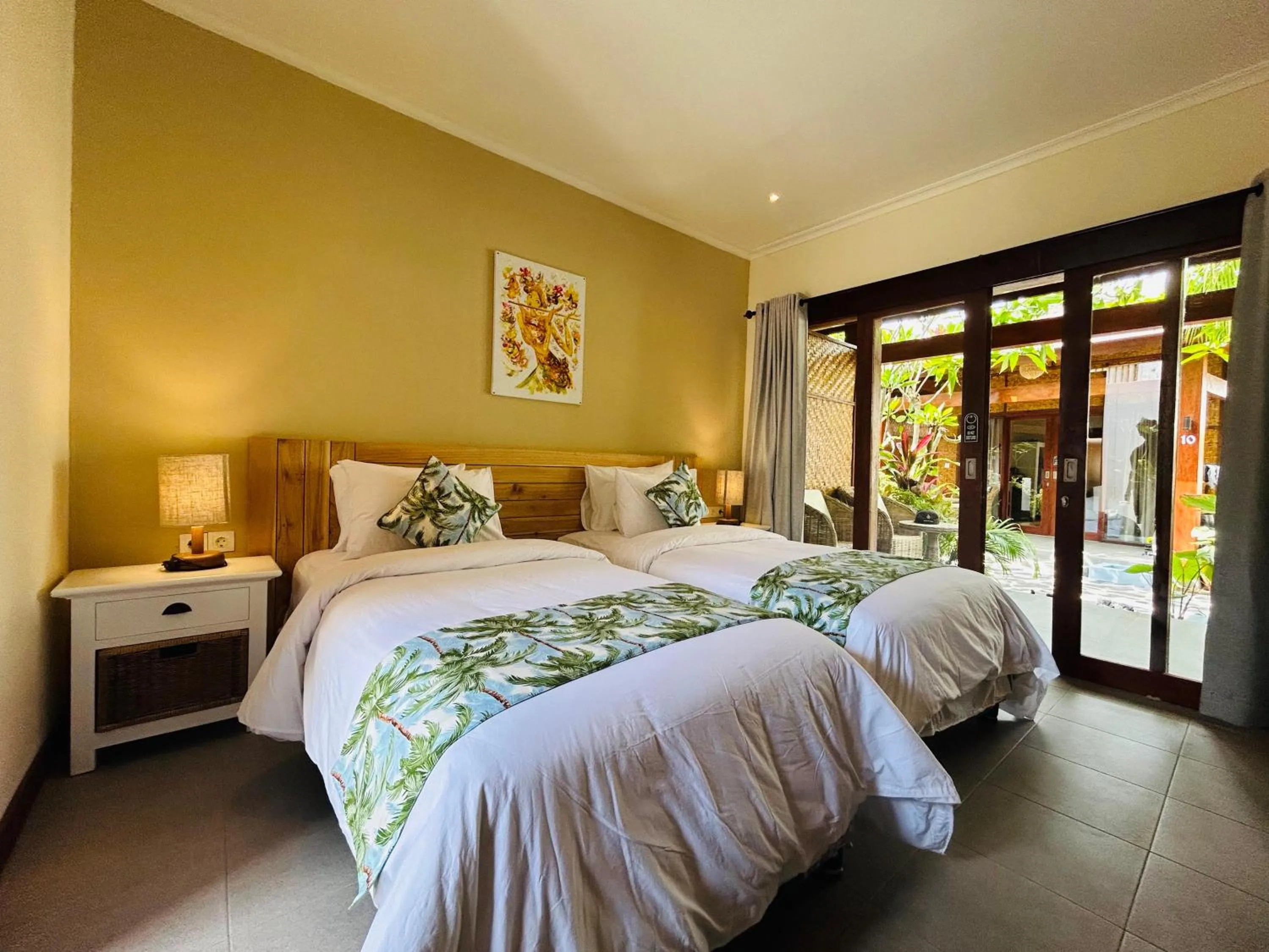 Bed in Scallywags Beach Club