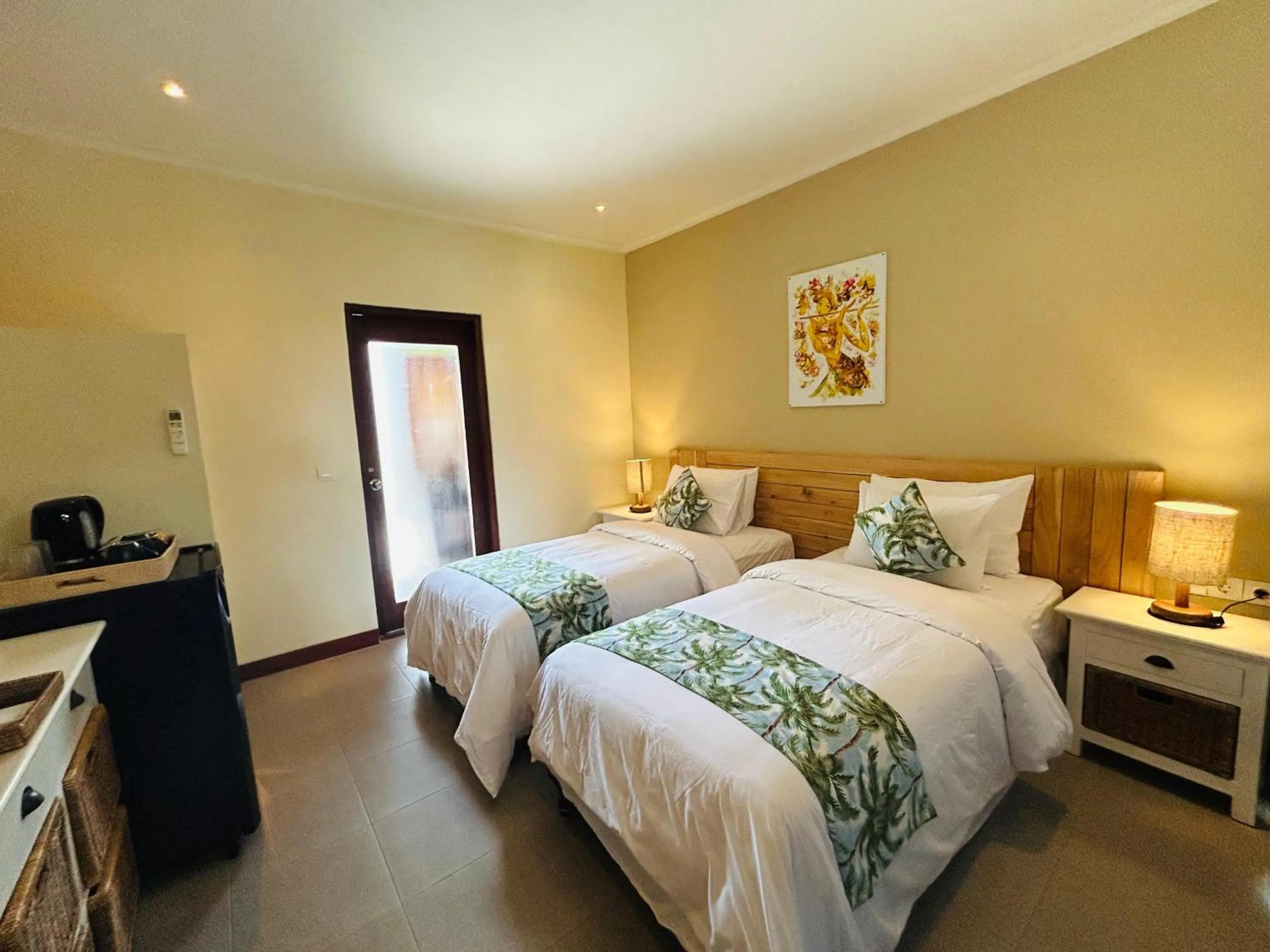 Bed in Scallywags Beach Club