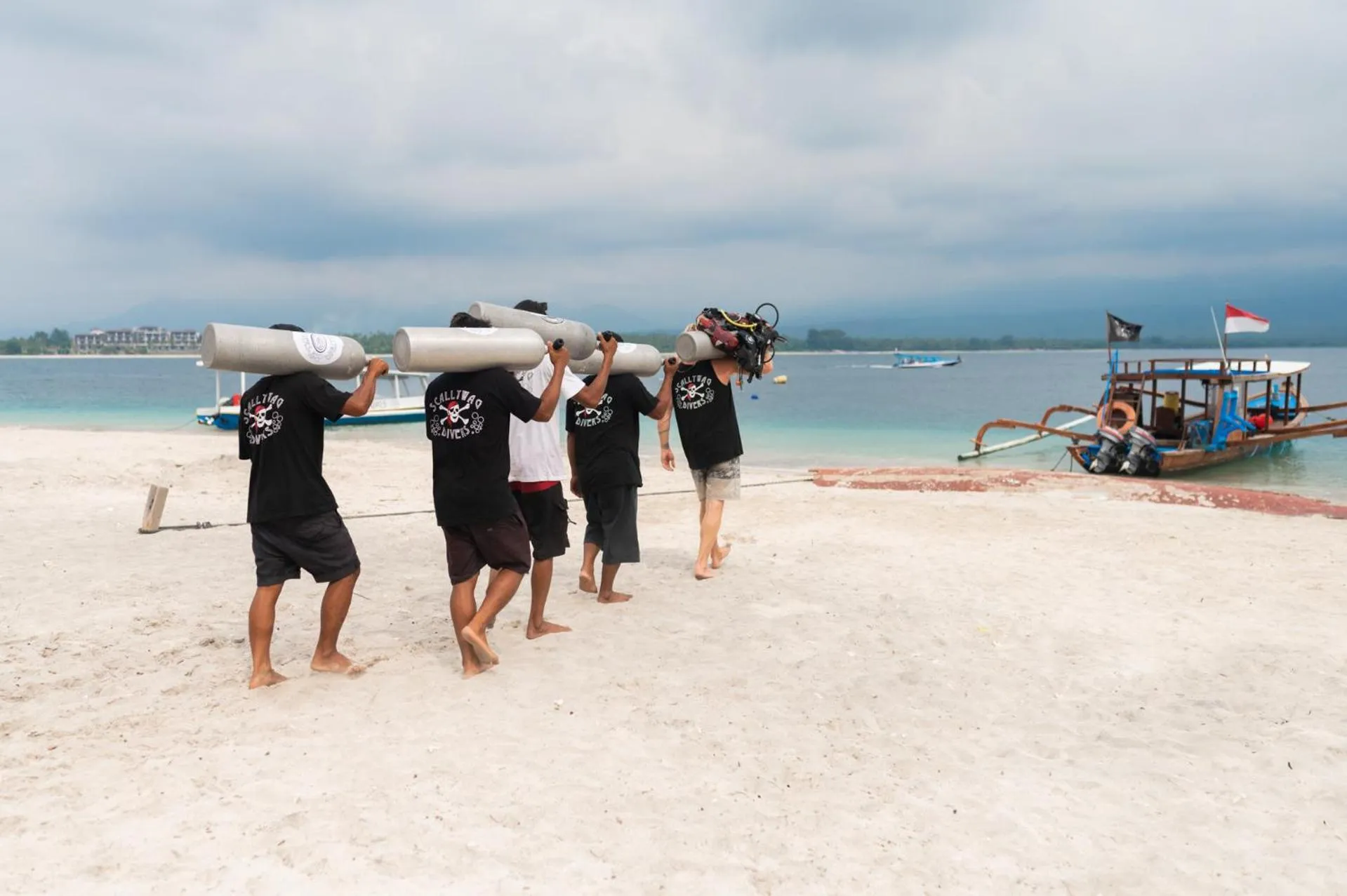 Day in Scallywags Beach Club