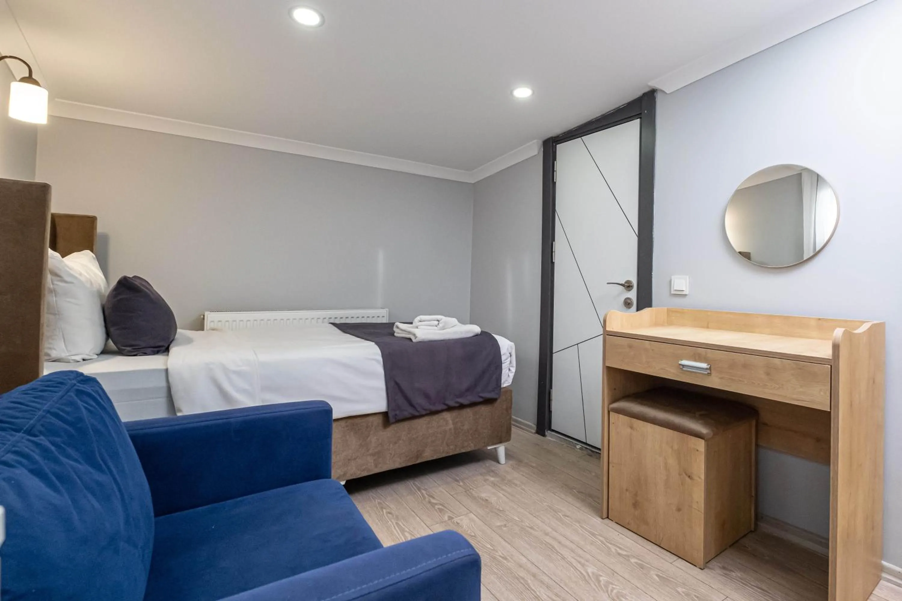 Bed in Family Istanbul Hotel