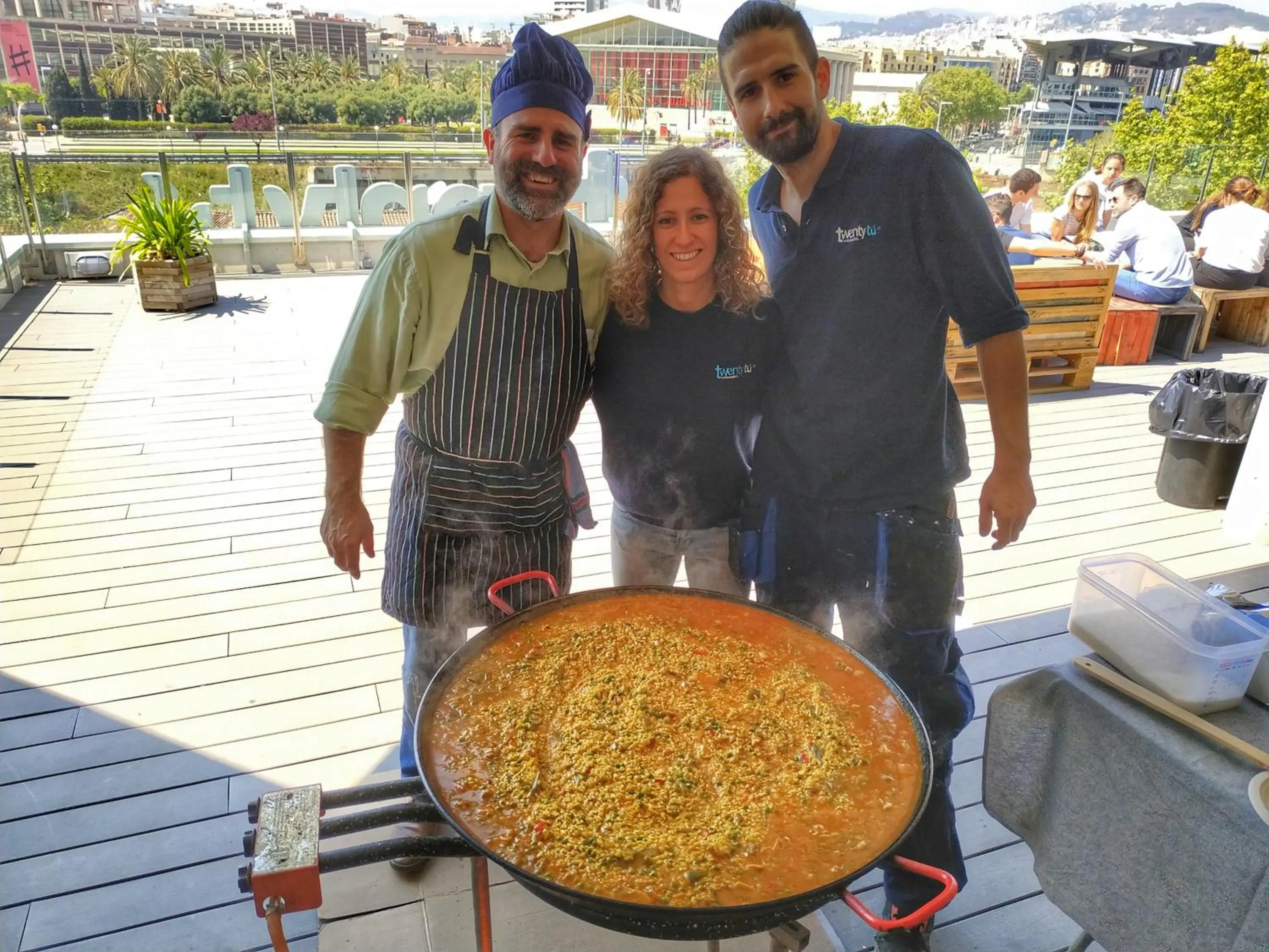 Staff in Twentytu Hostel Barcelona