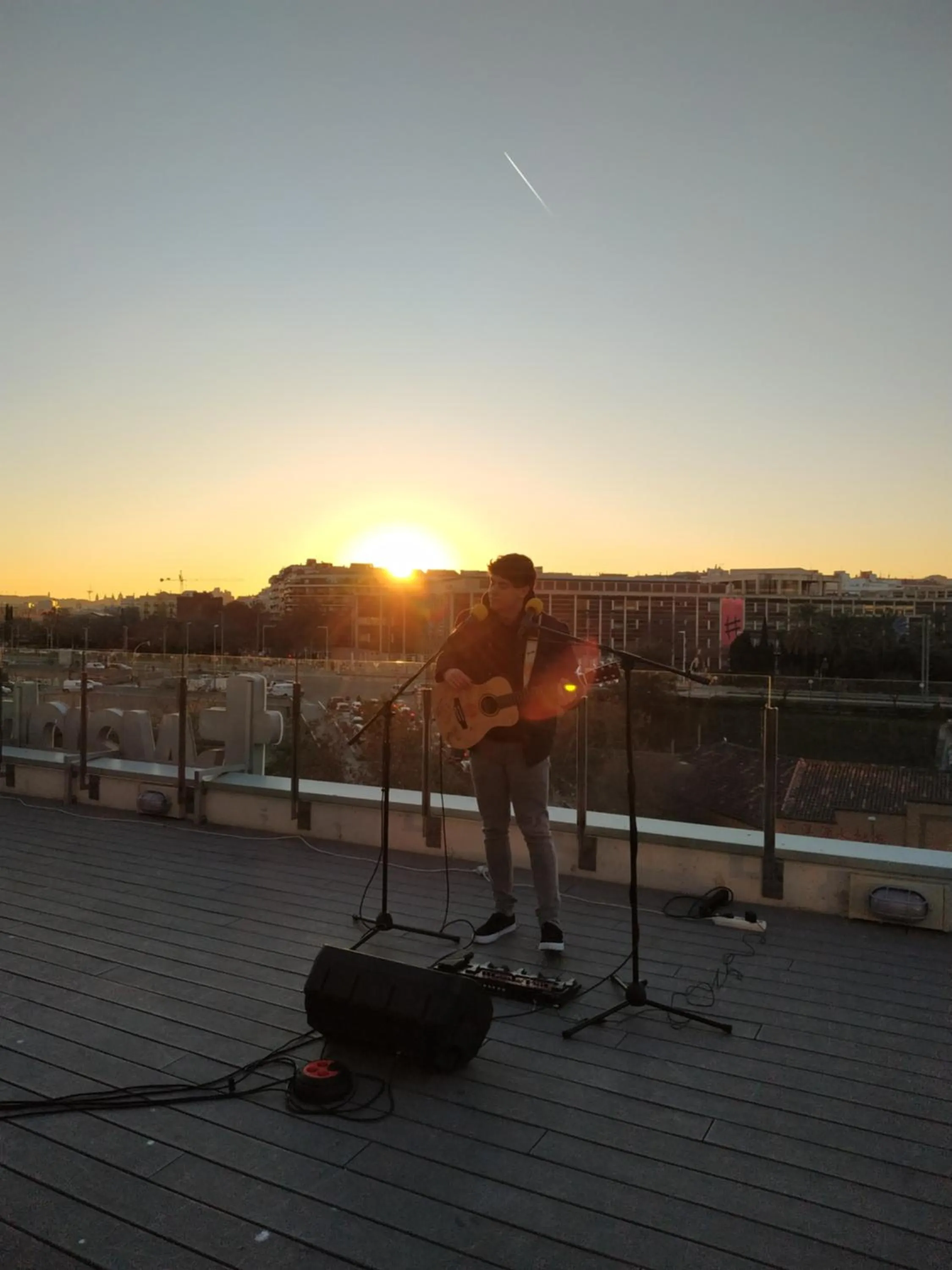 Balcony/Terrace in Twentytu Hostel Barcelona