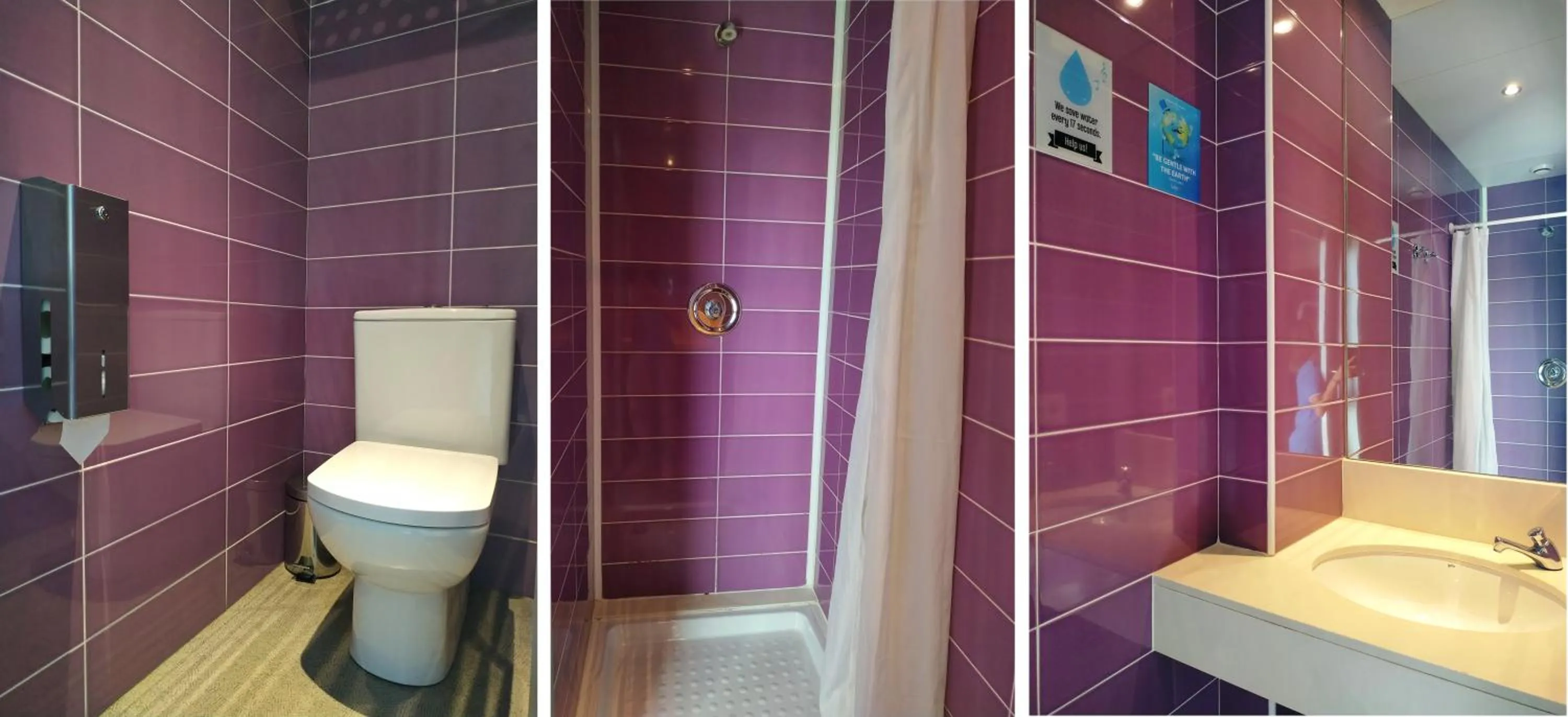 Shower in Twentytu Hostel Barcelona