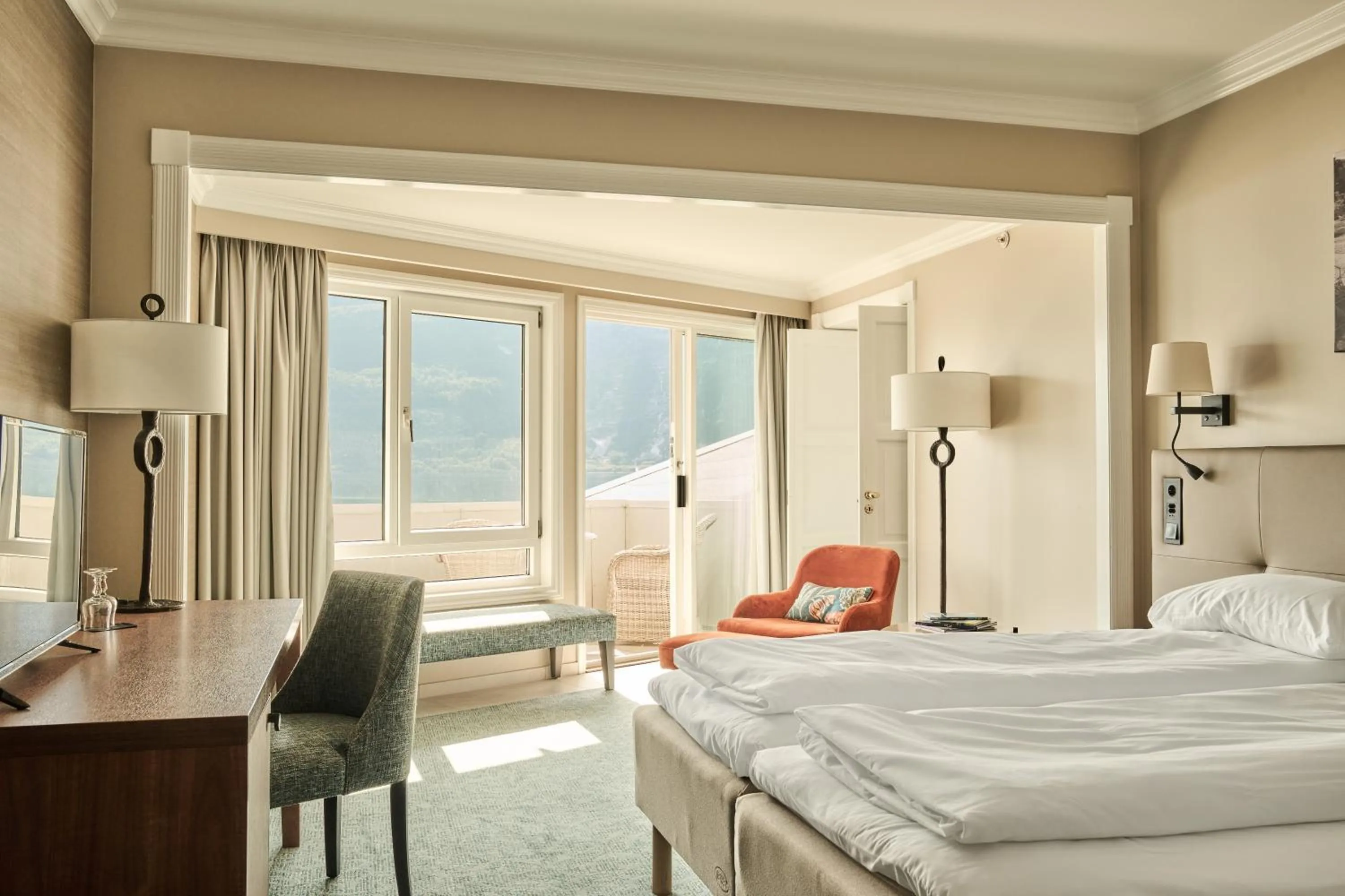 Photo of the whole room, Bed in Hotel Ullensvang