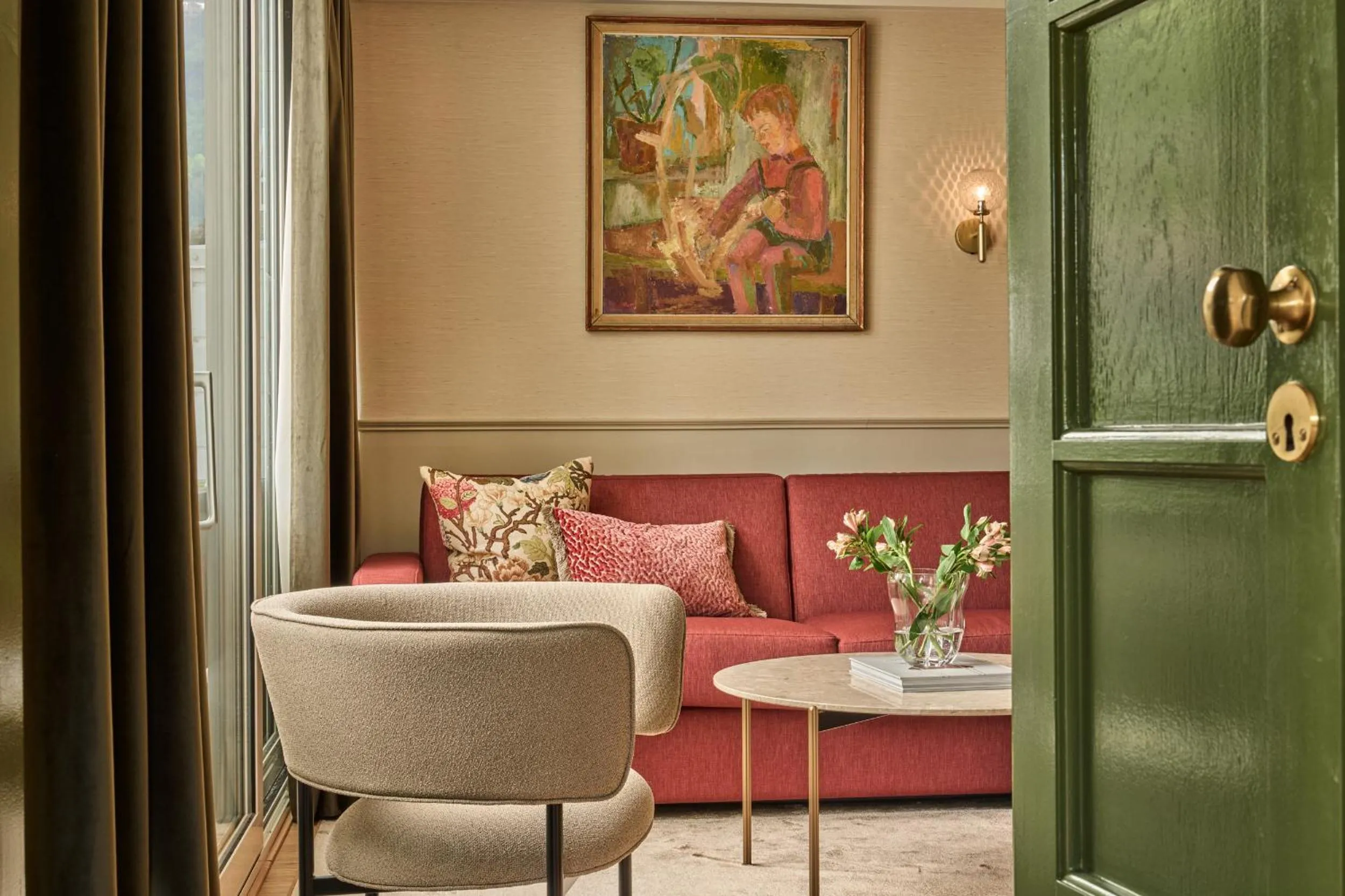 Living room in Hotel Ullensvang