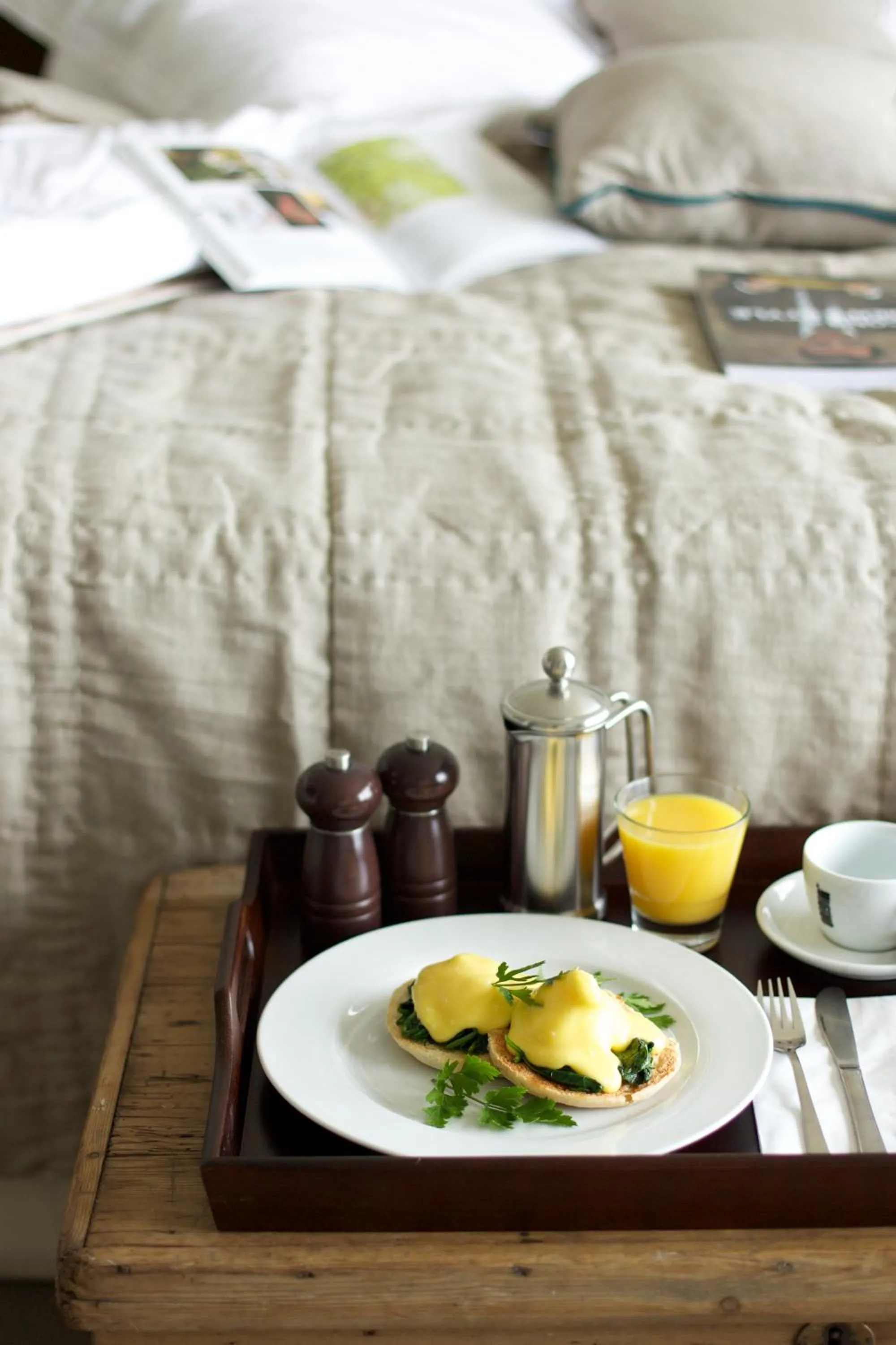 Bedroom in The Lewinnick Lodge