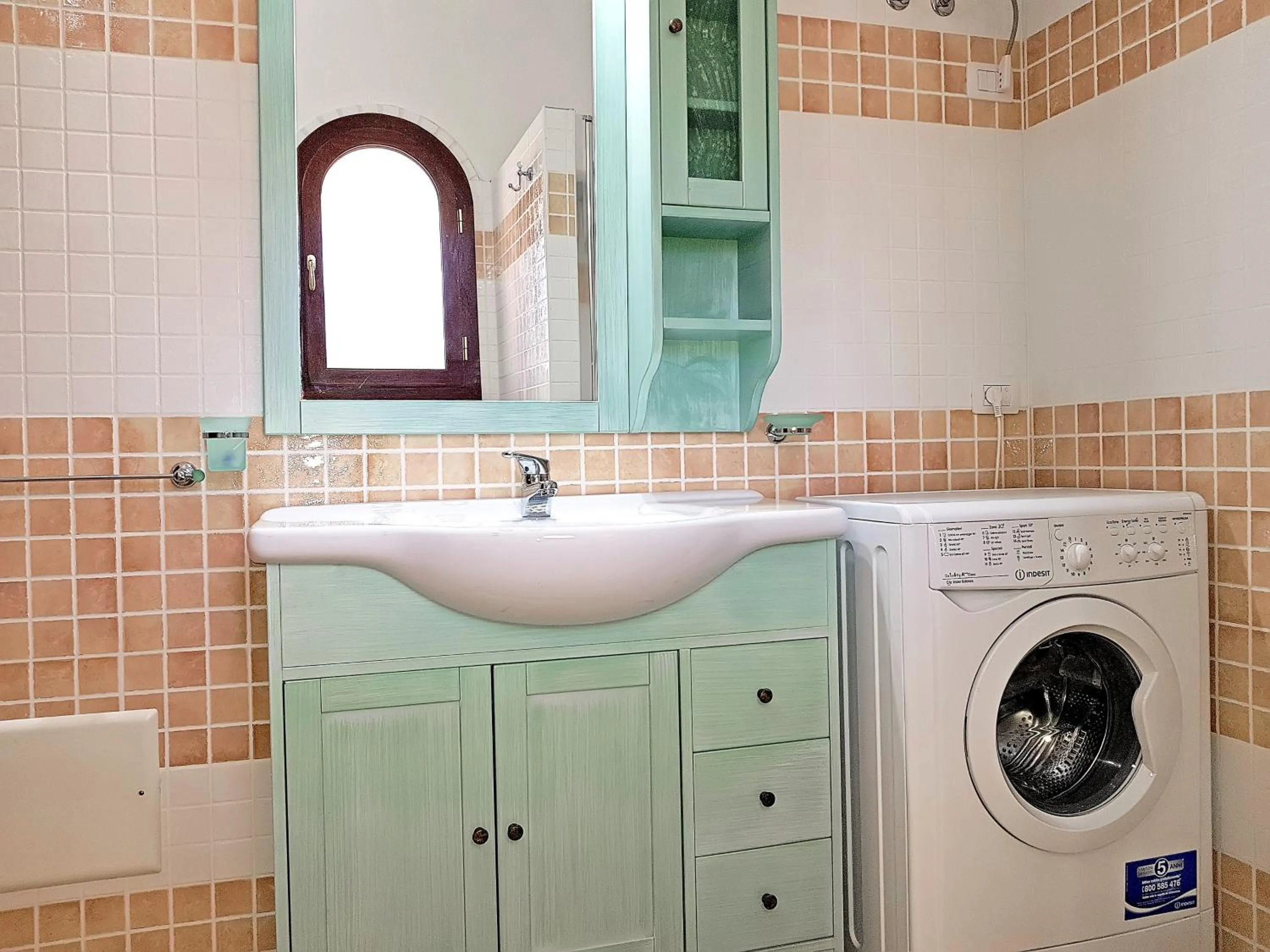Bathroom in villette acquamarina Budoni