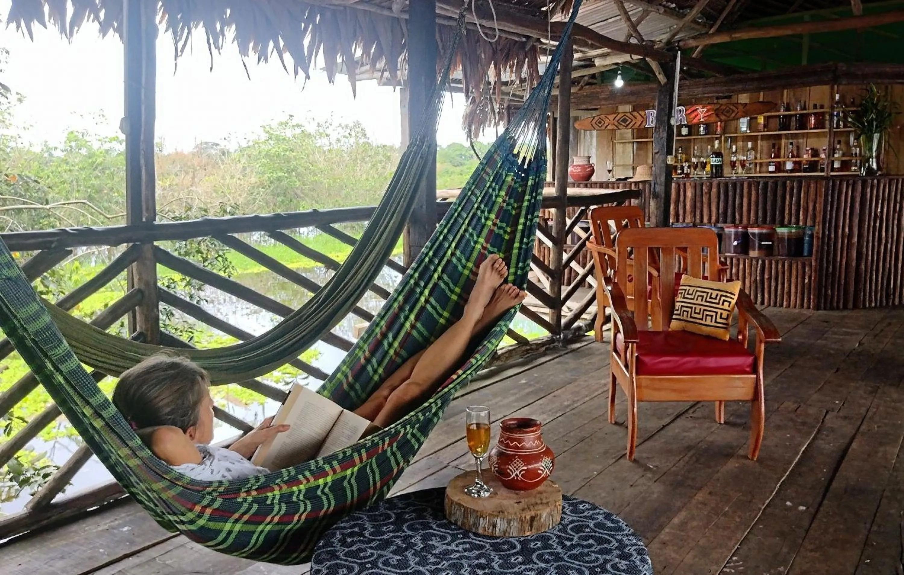 Quadruple Room with Terrace in Casa Kukama Lodge