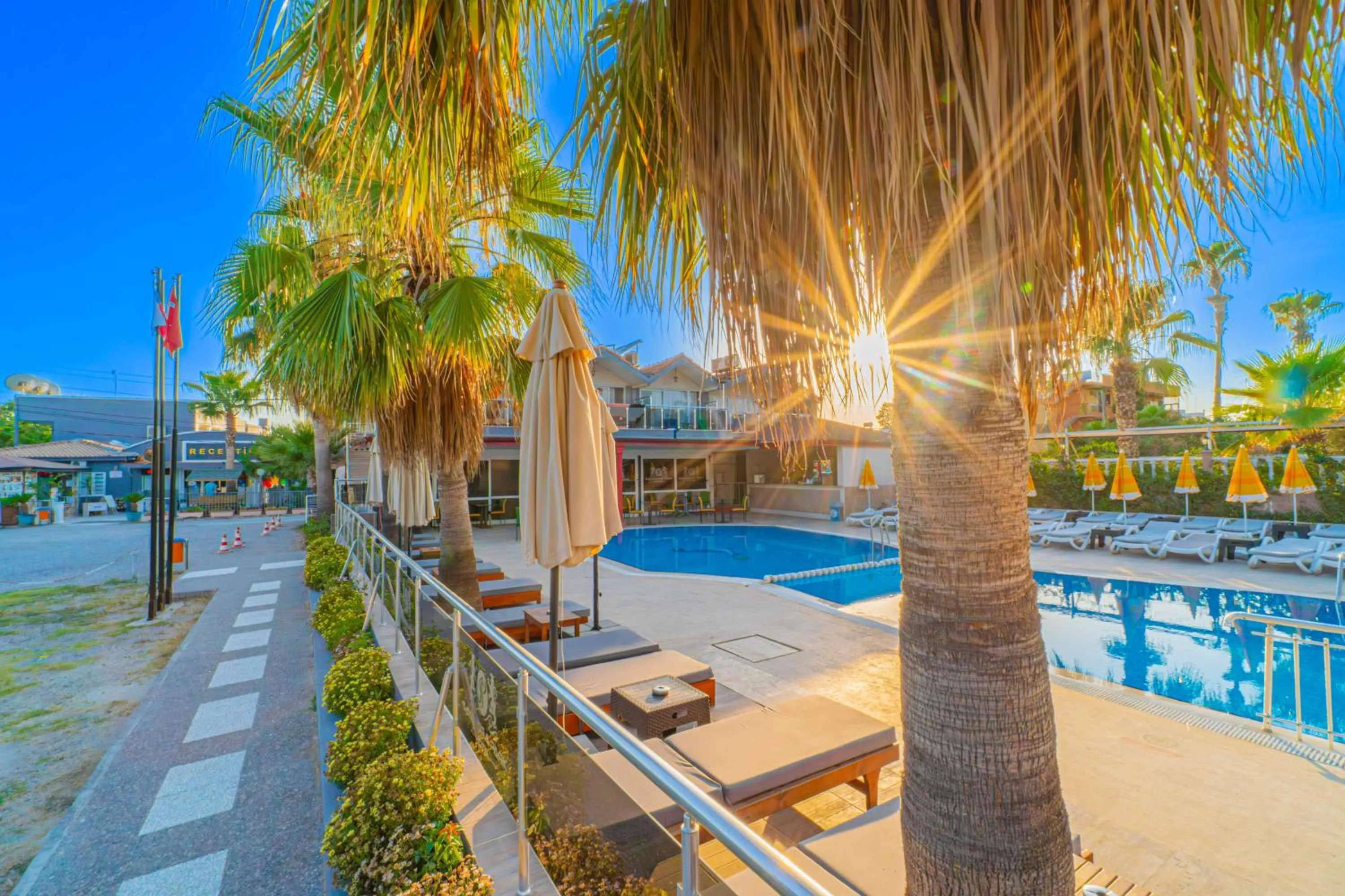 Pool view in Sayanora Hotel - All Inclusive