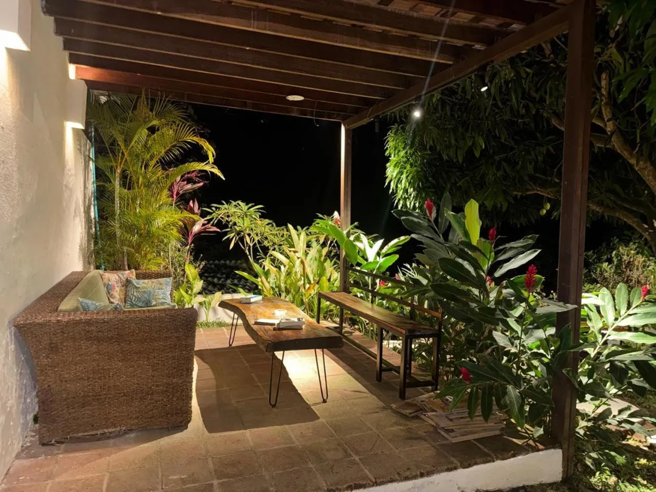 Living room in Costeño River Minca
