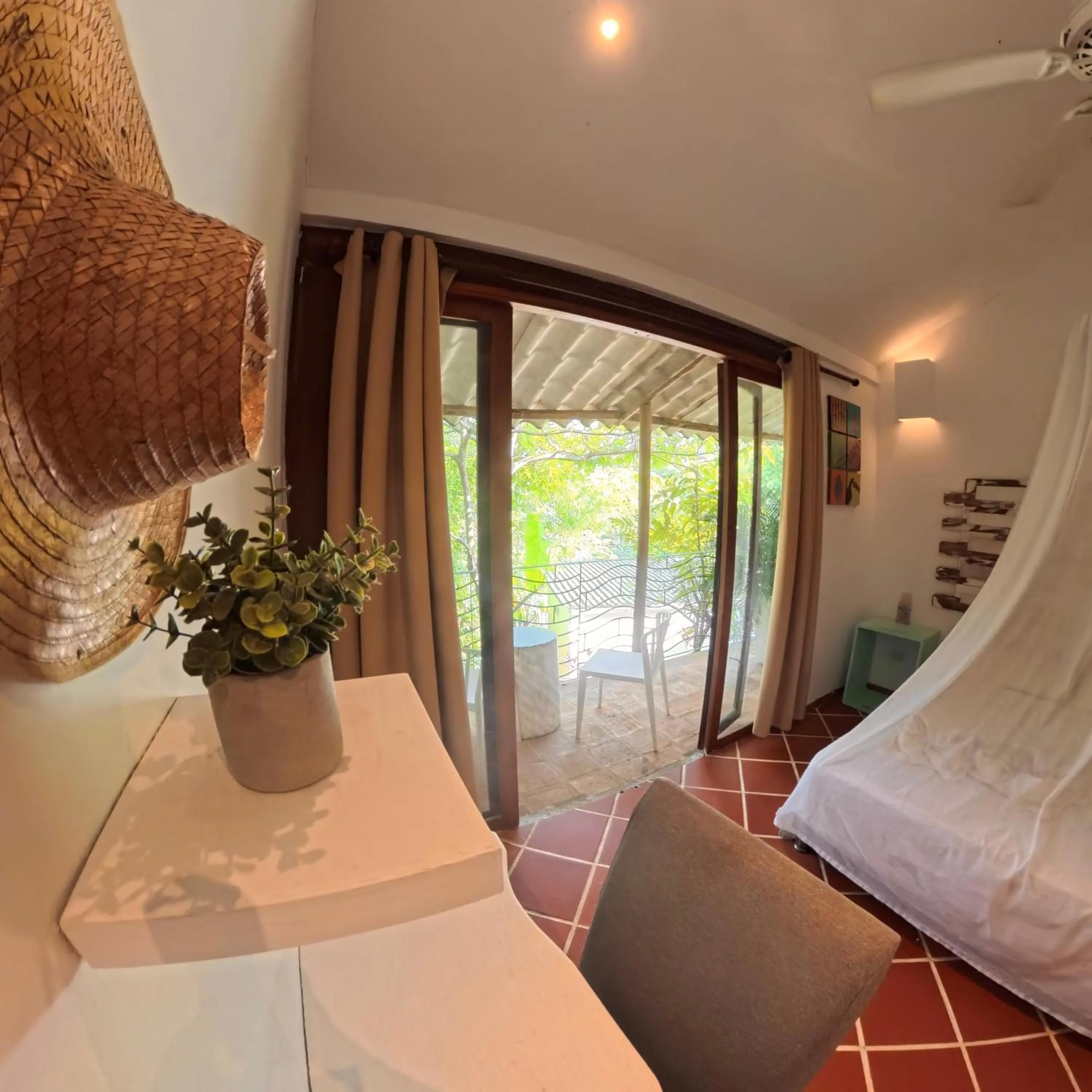 Bed in Costeño River Minca