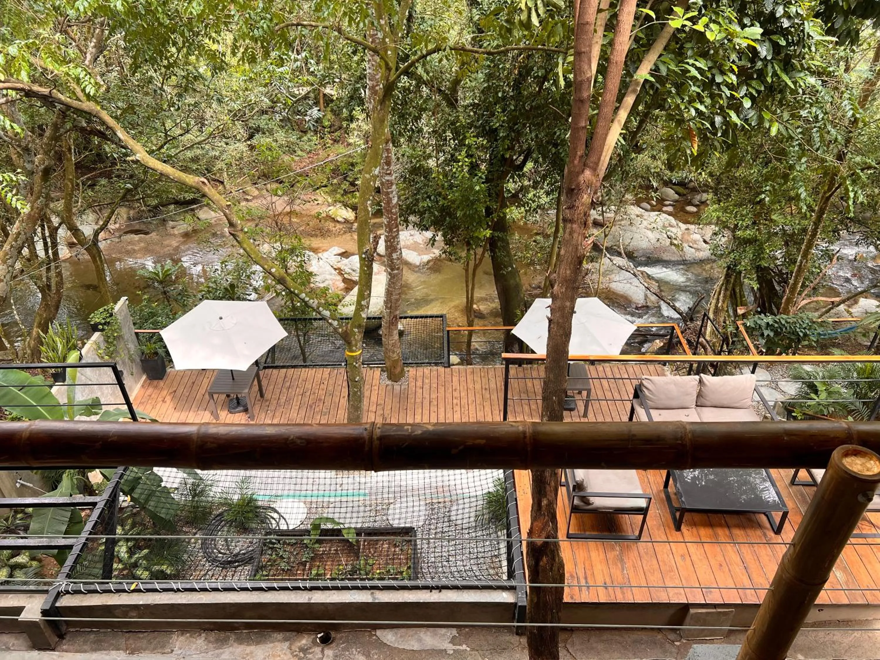 Natural landscape in Costeño River Minca