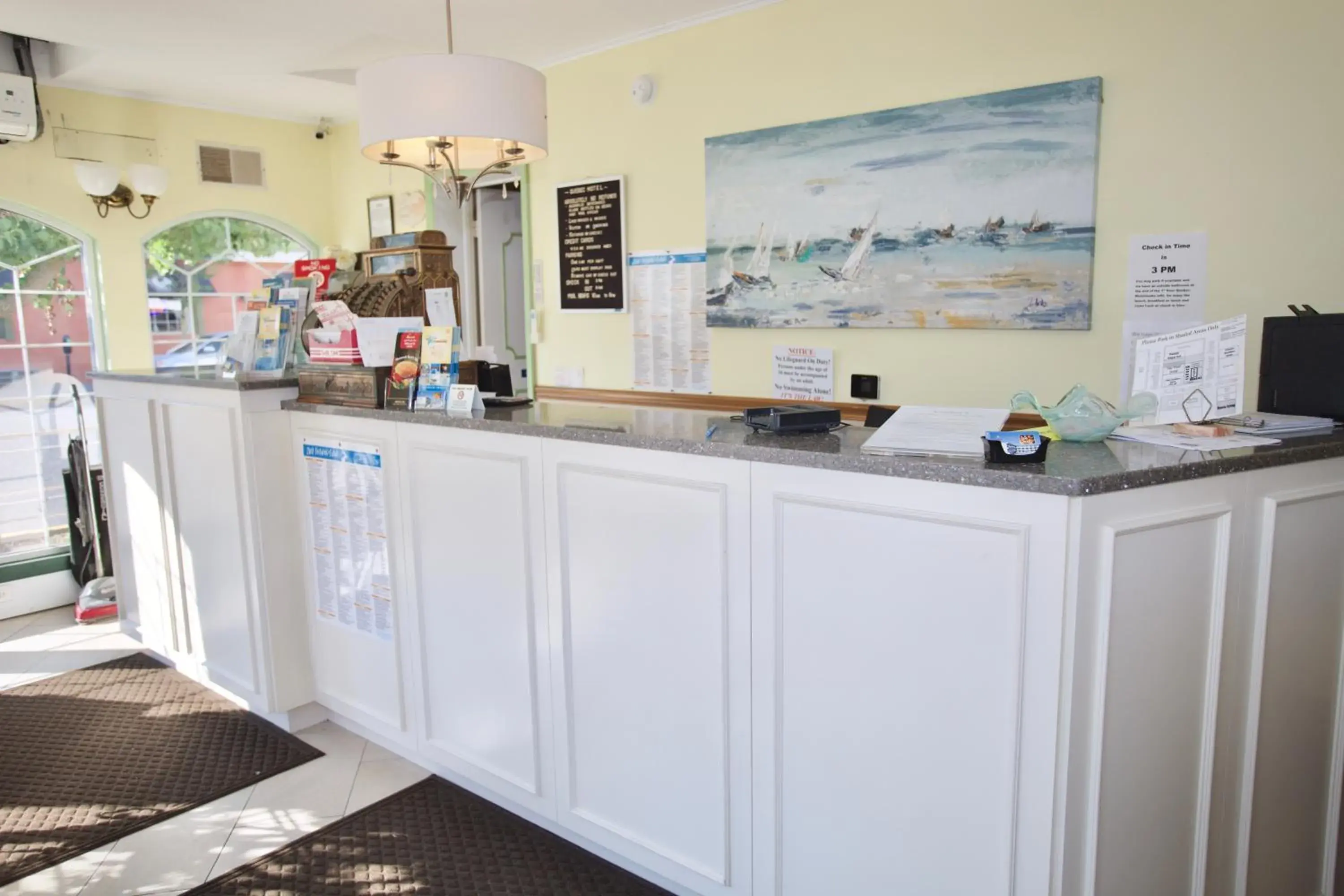 Lobby or reception in Quebec Motel Lobby or reception in Quebec Motel