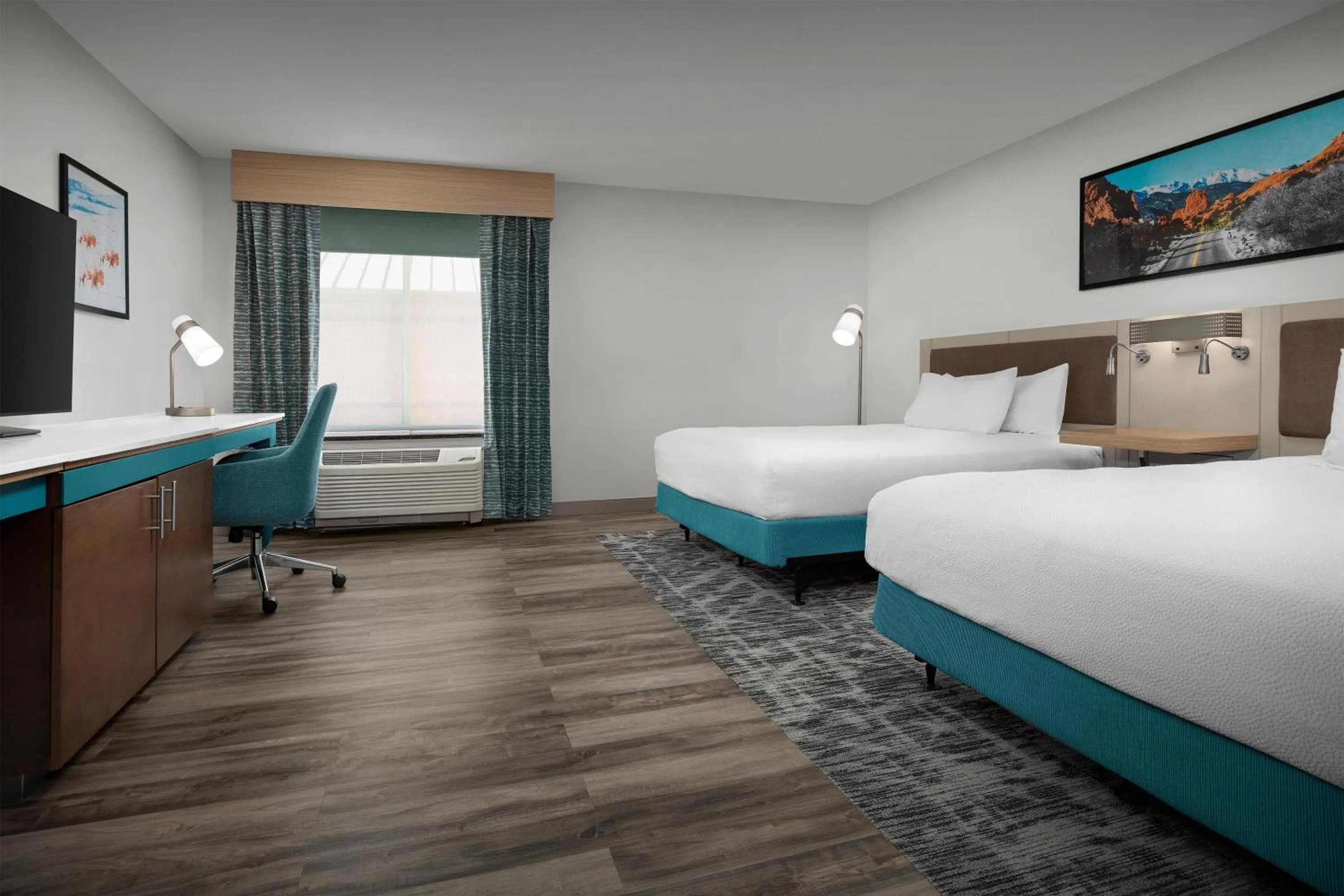 Bedroom, Bed in Hilton Garden Inn Colorado Springs North Air Force Academy