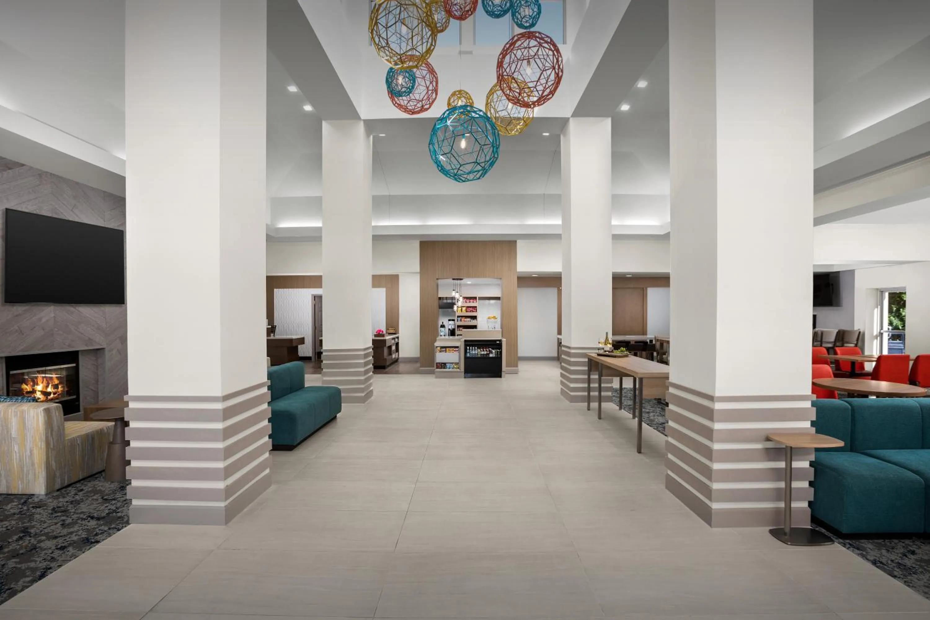 Lobby or reception in Hilton Garden Inn Colorado Springs North